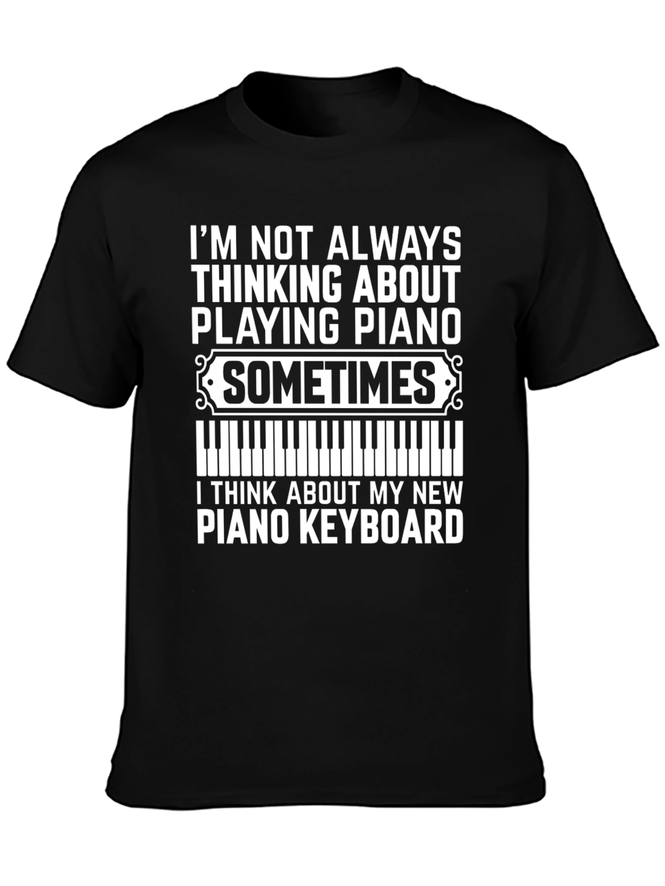 Piano Keyboard Musician T-Shirt