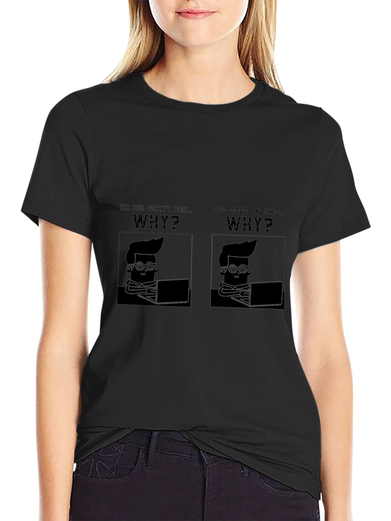 Code Doesnt Work/Works Why? T-Shirt