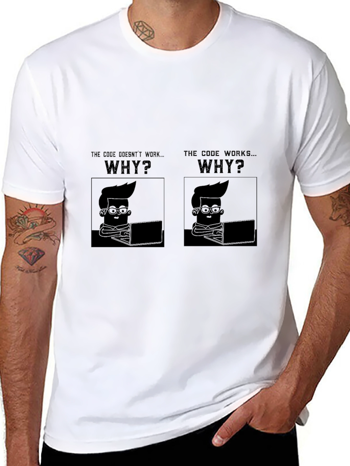 Code Doesnt Work/Works Why? T-Shirt