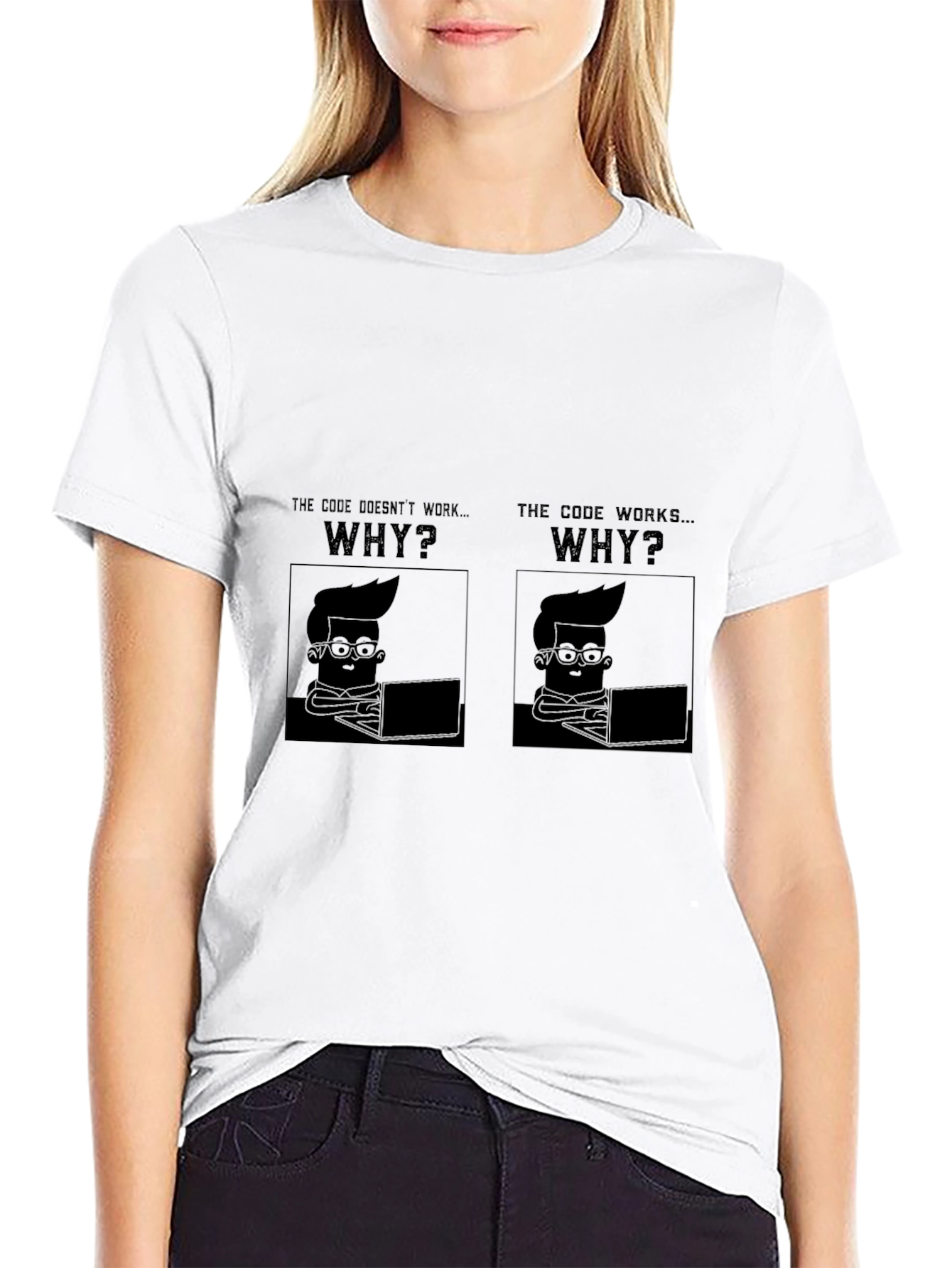 Code Doesnt Work/Works Why? T-Shirt