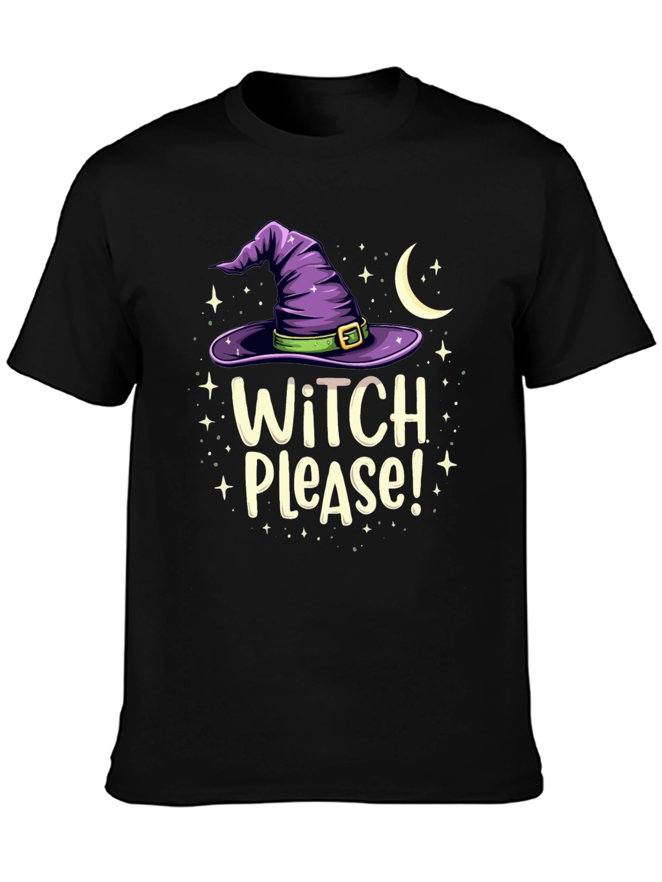 Witch Please! Graphic Tee - Halloween Apparel