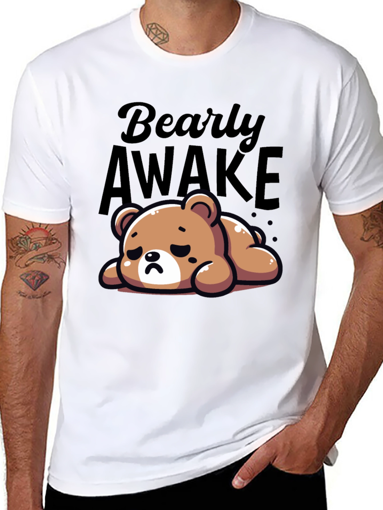Bearly Awake Graphic Tee - Unisex