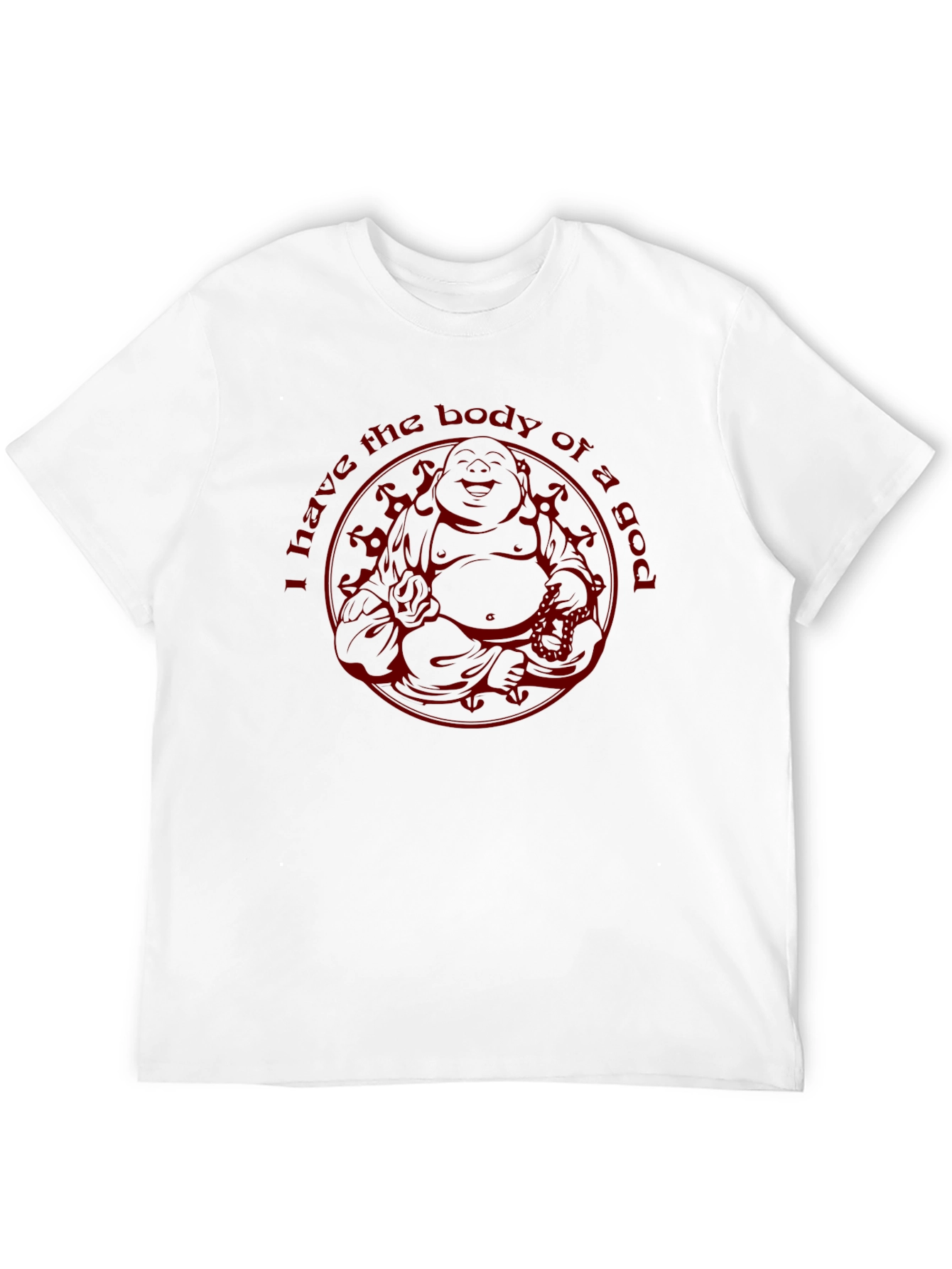 Buddha Bodybuilder Graphic Tee - Black