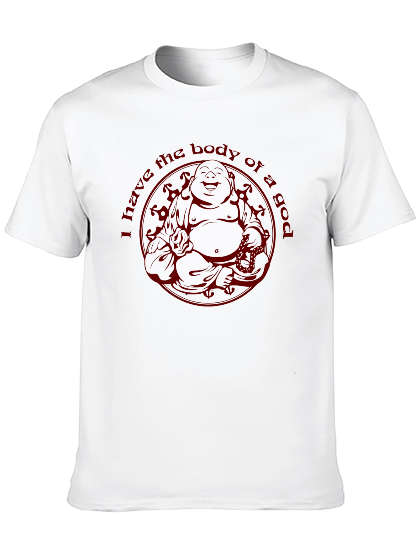 Buddha Bodybuilder Graphic Tee - Black