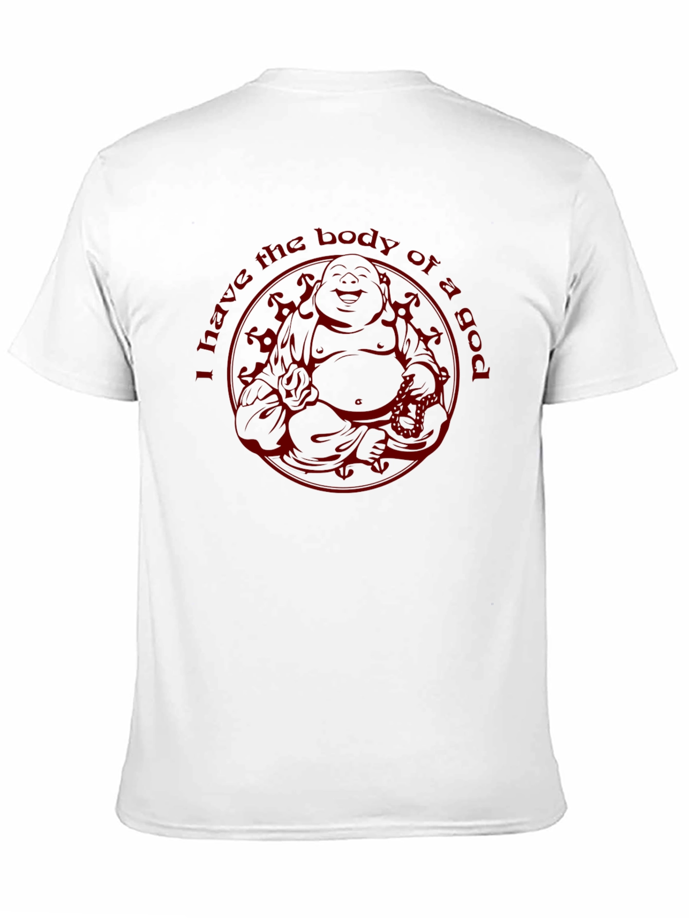 Buddha Bodybuilder Graphic Tee - Black
