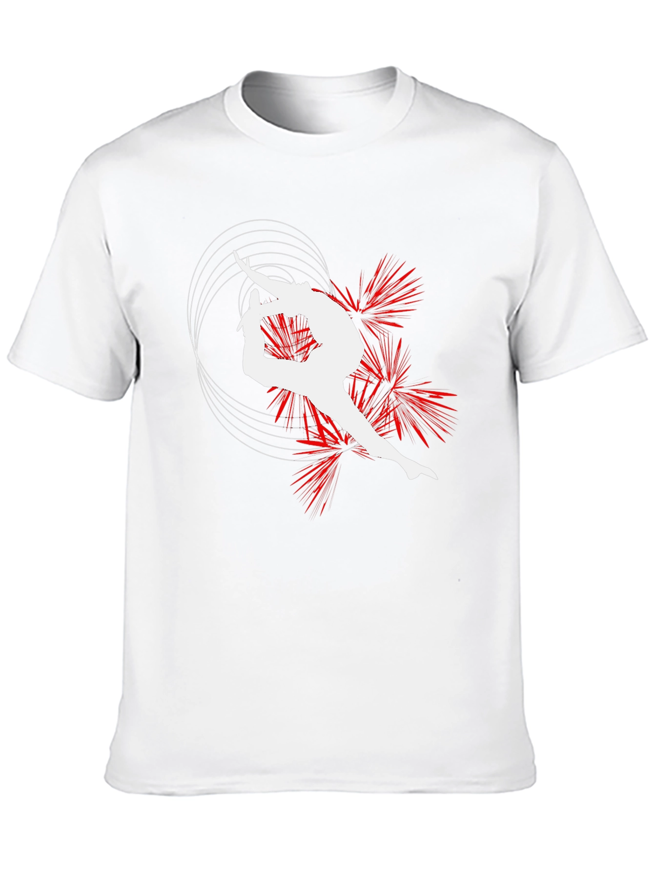 Gymnast Silhouette Graphic T-Shirt