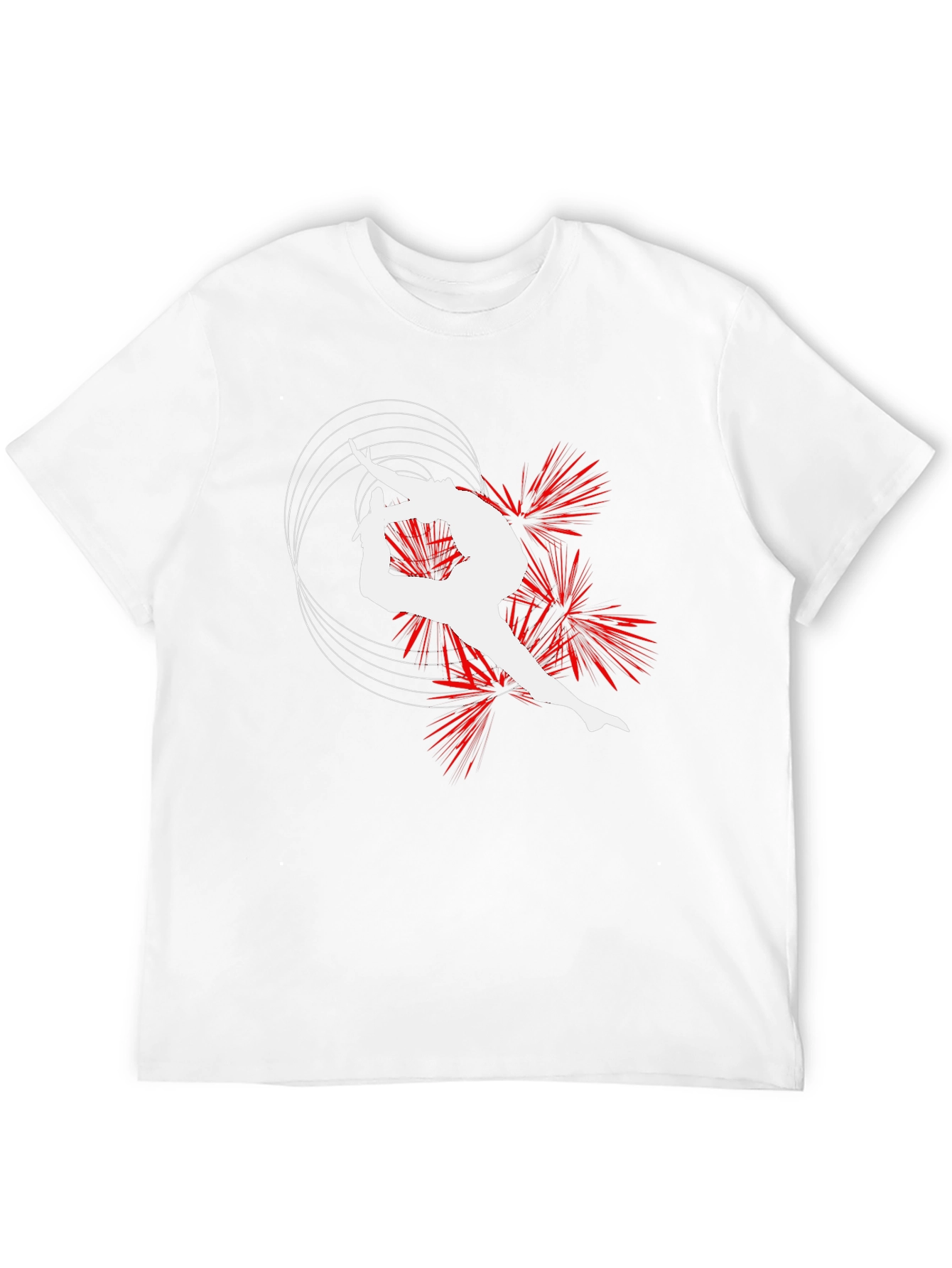 Gymnast Silhouette Graphic T-Shirt