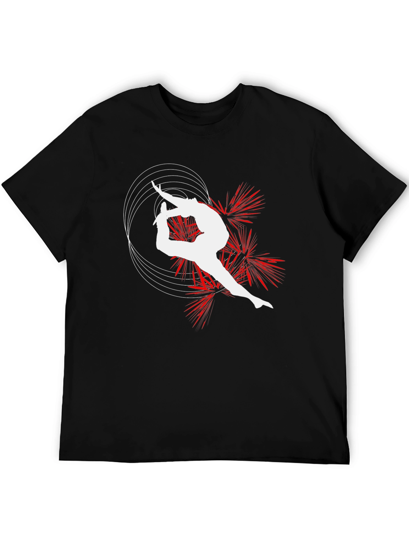 Gymnast Silhouette Graphic T-Shirt