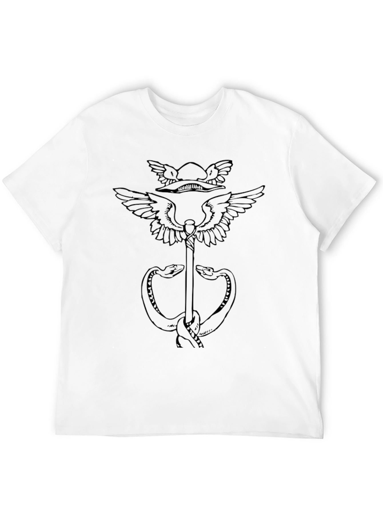 Caduceus Black T-Shirt