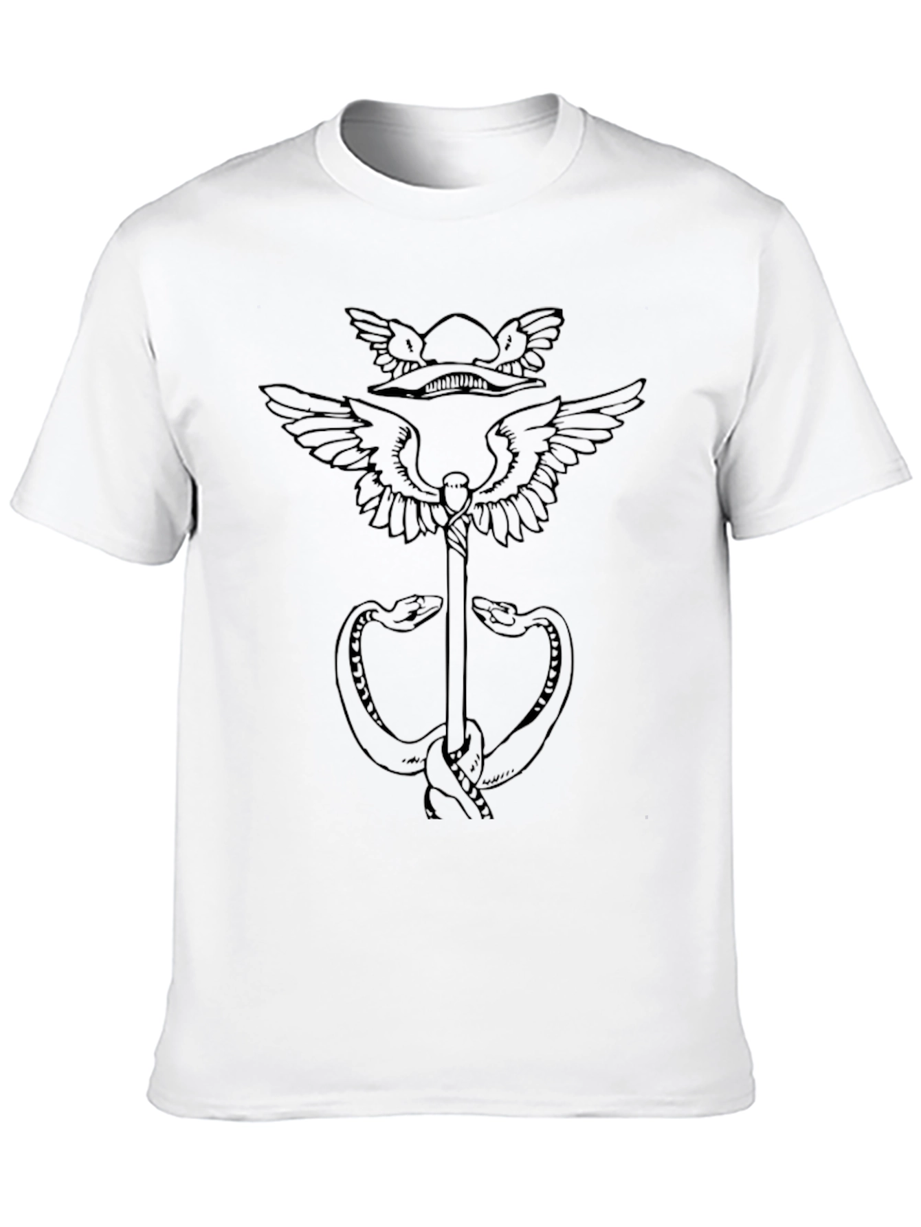 Caduceus Black T-Shirt