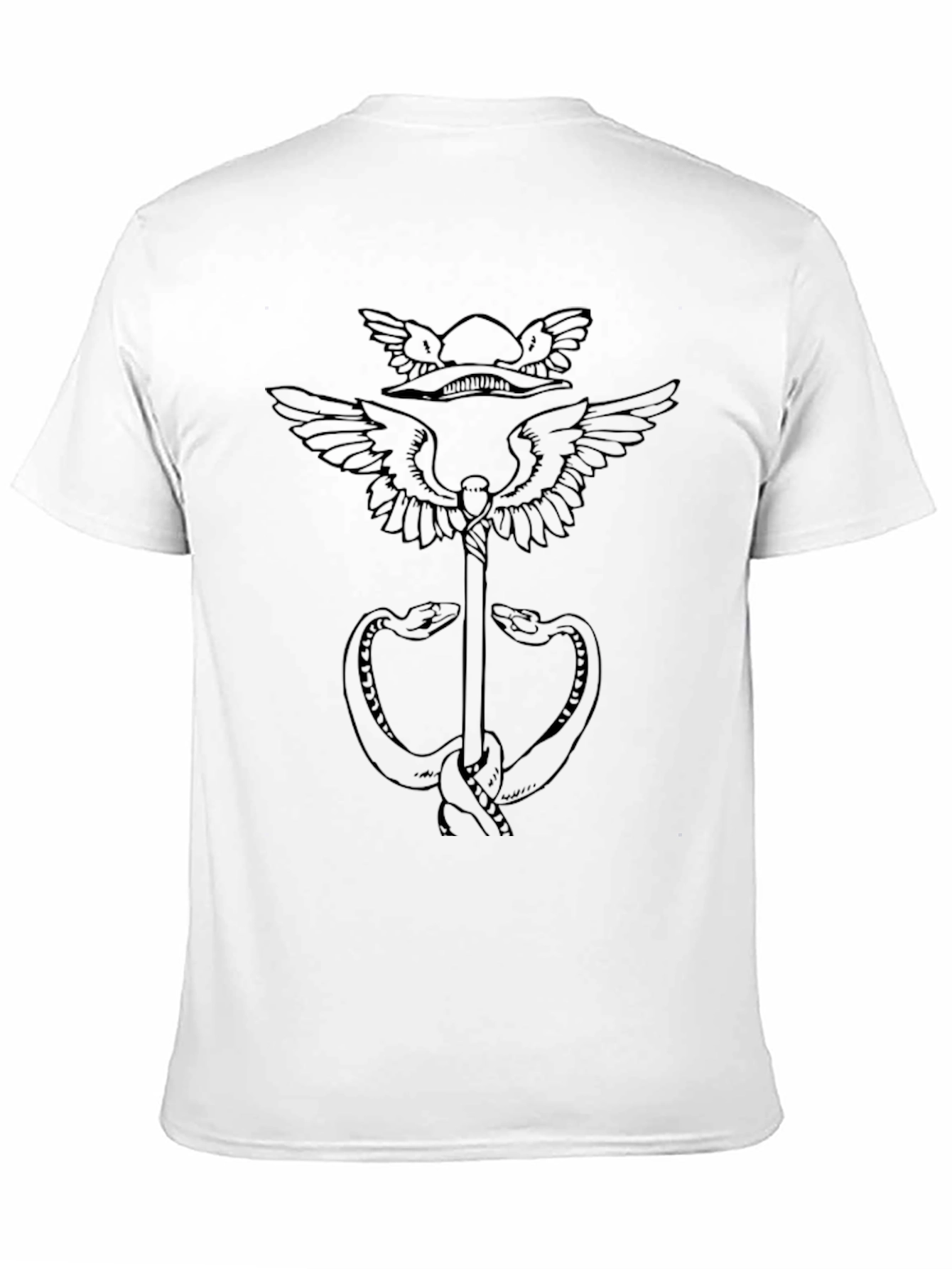 Caduceus Black T-Shirt
