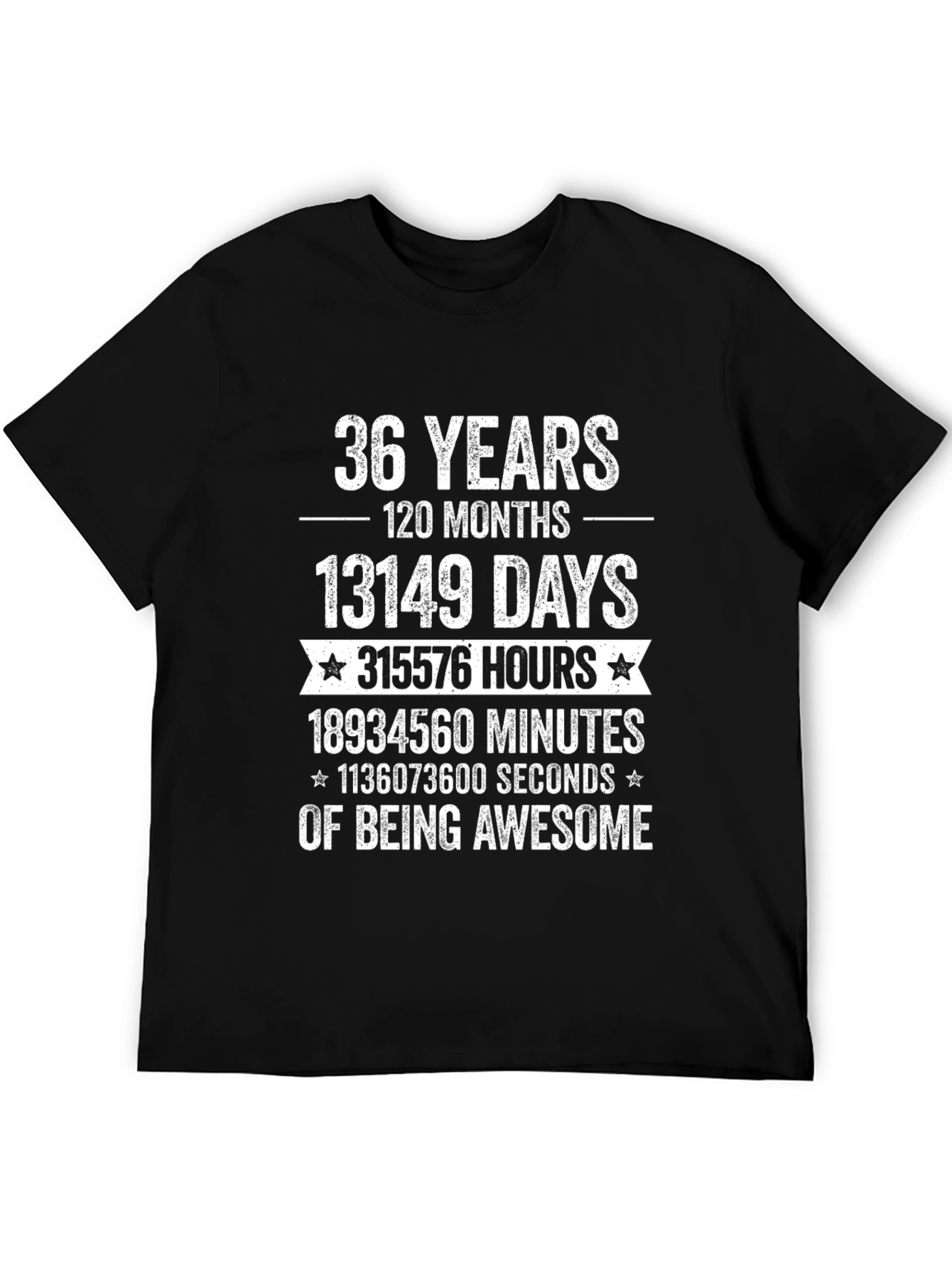36 Years of Awesome T-Shirt - Birthday Gift