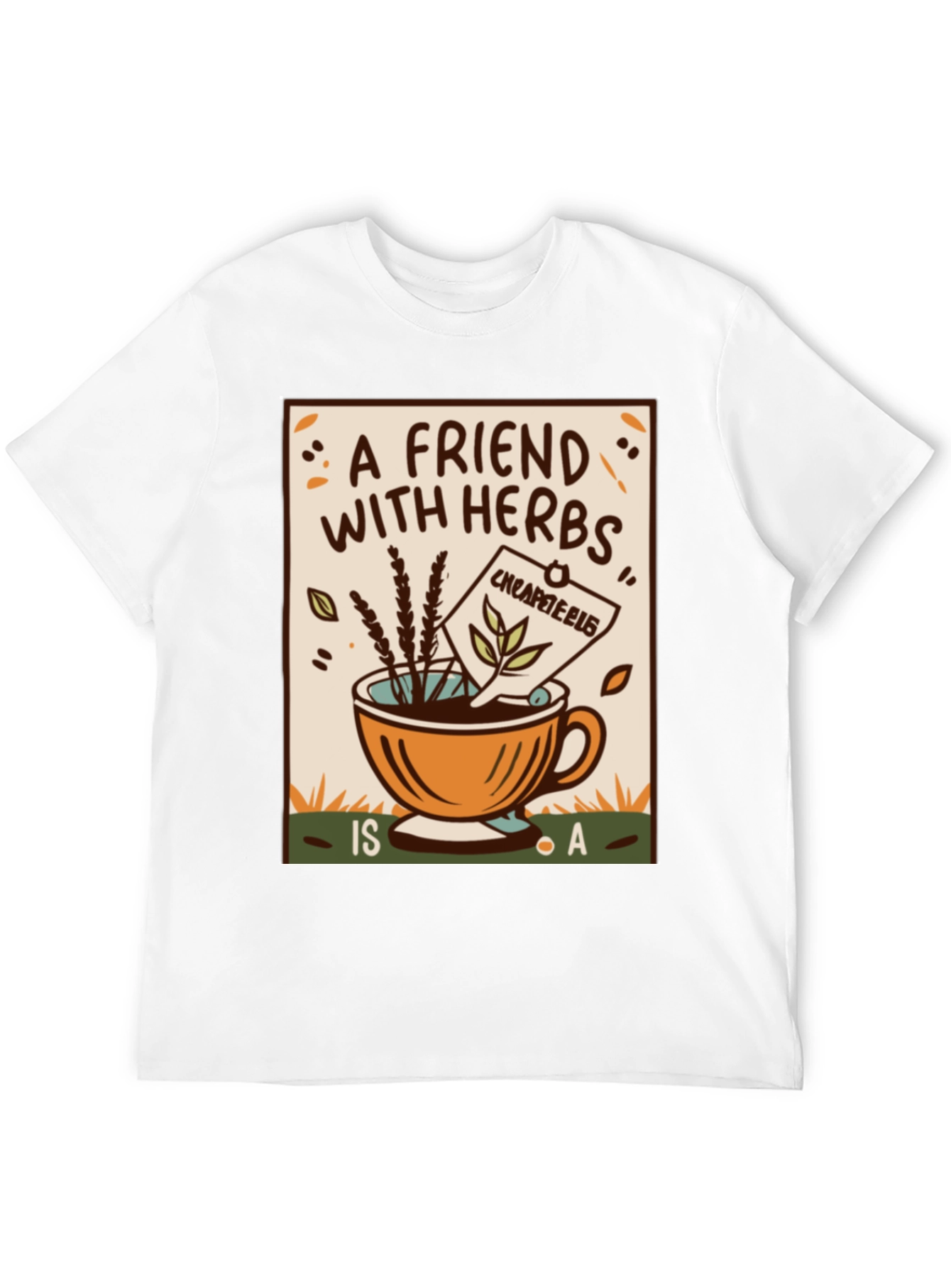 Herbal Tea Friend Graphic T-Shirt
