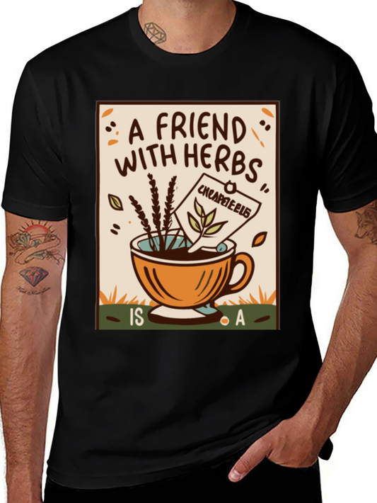 Herbal Tea Friend Graphic T-Shirt