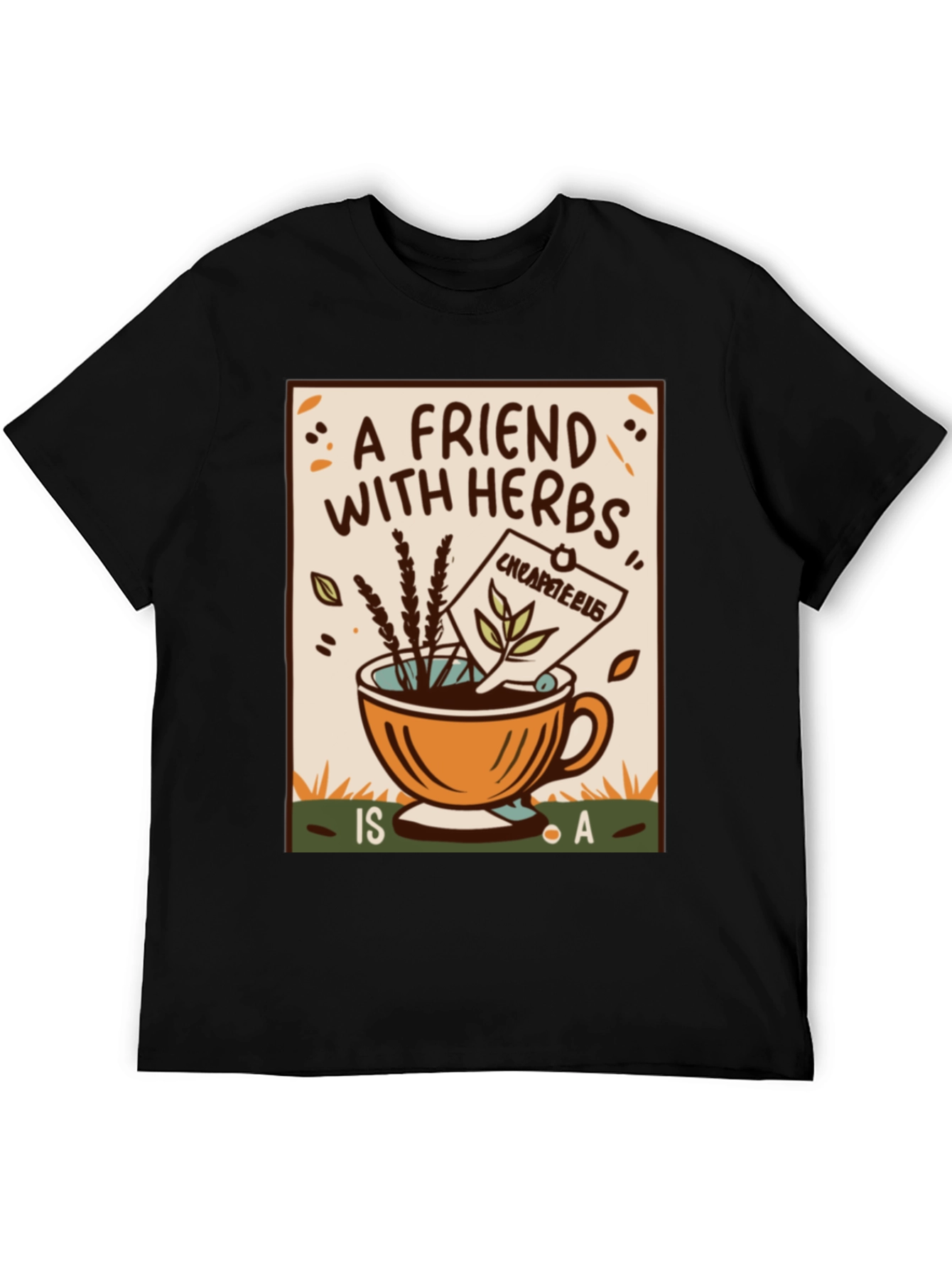 Herbal Tea Friend Graphic T-Shirt