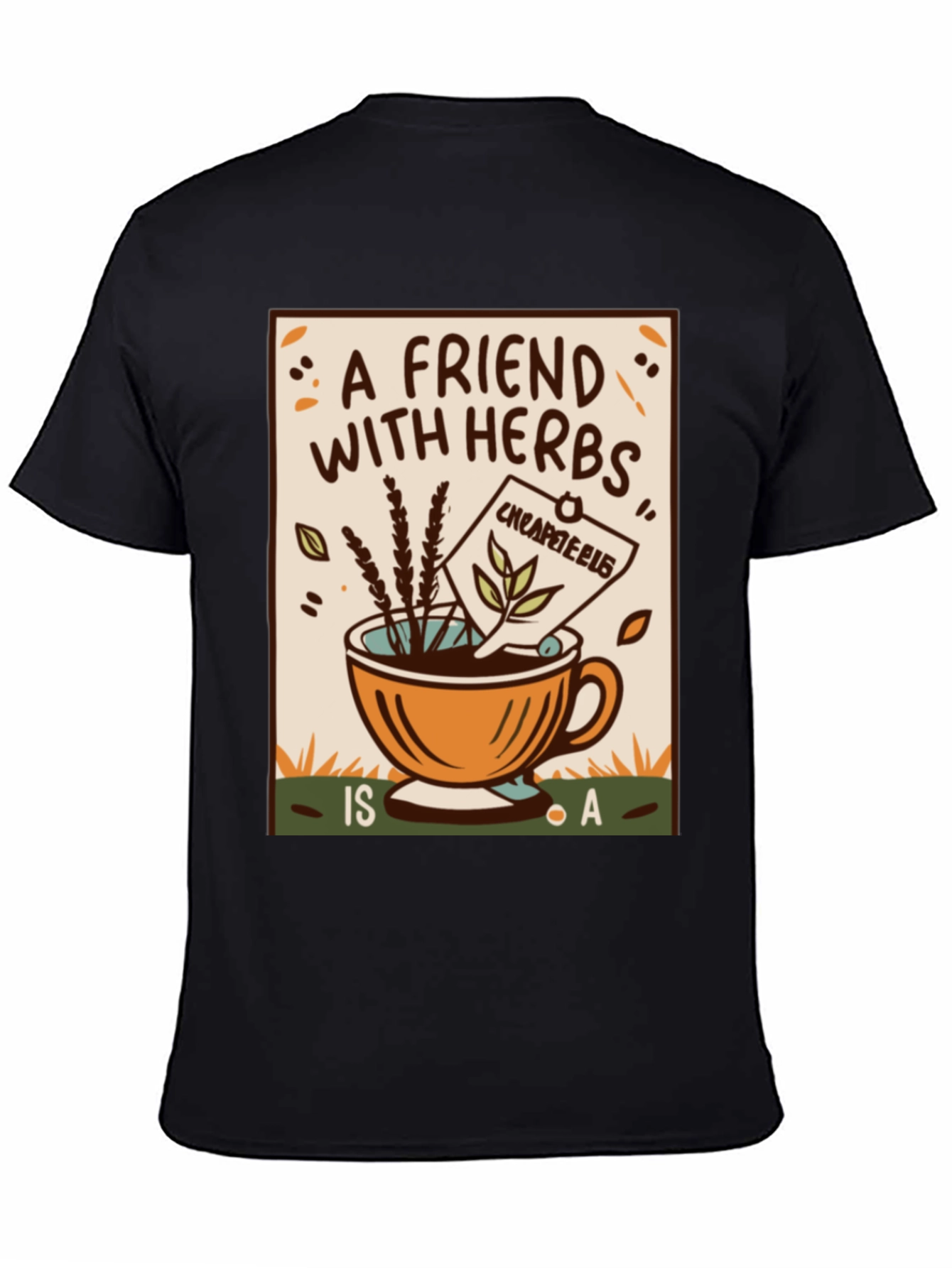 Herbal Tea Friend Graphic T-Shirt
