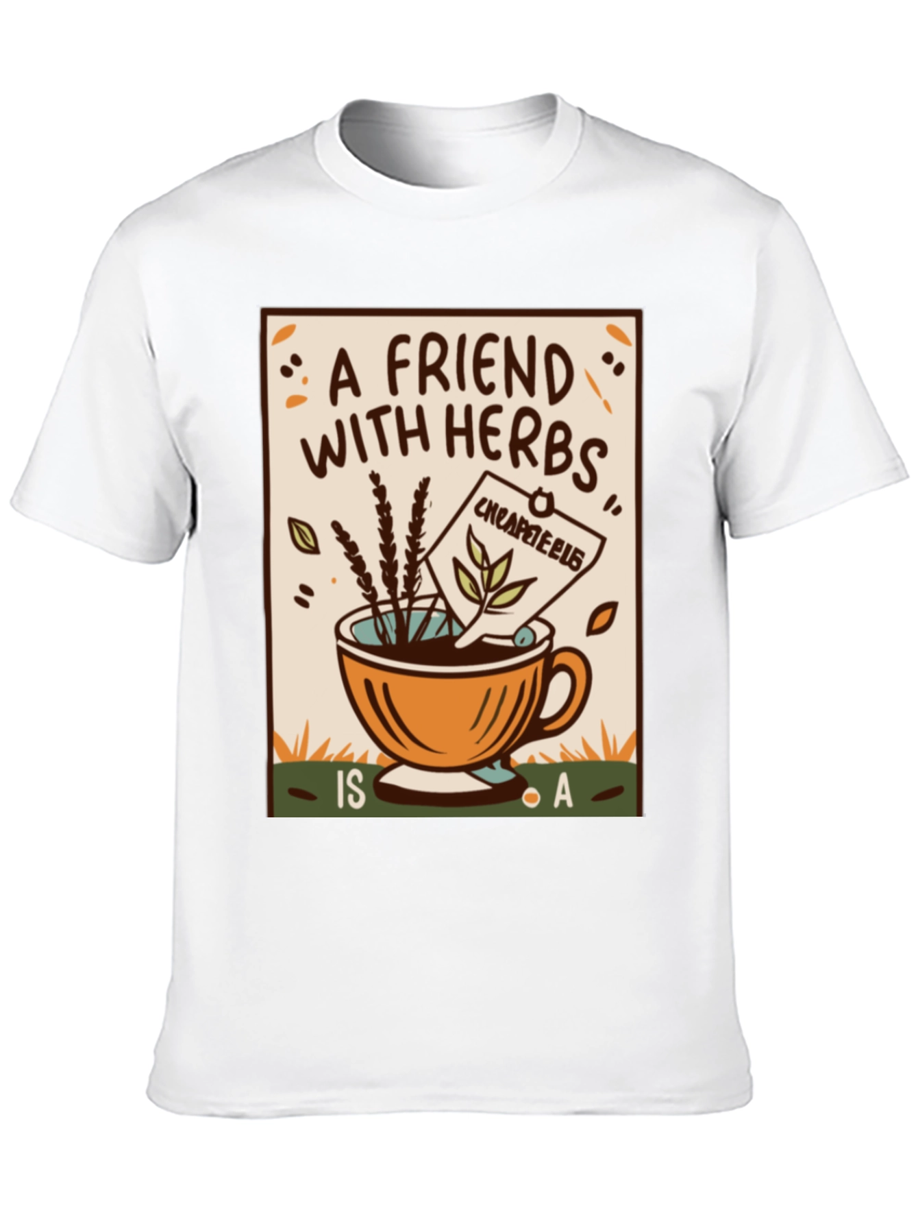 Herbal Tea Friend Graphic T-Shirt