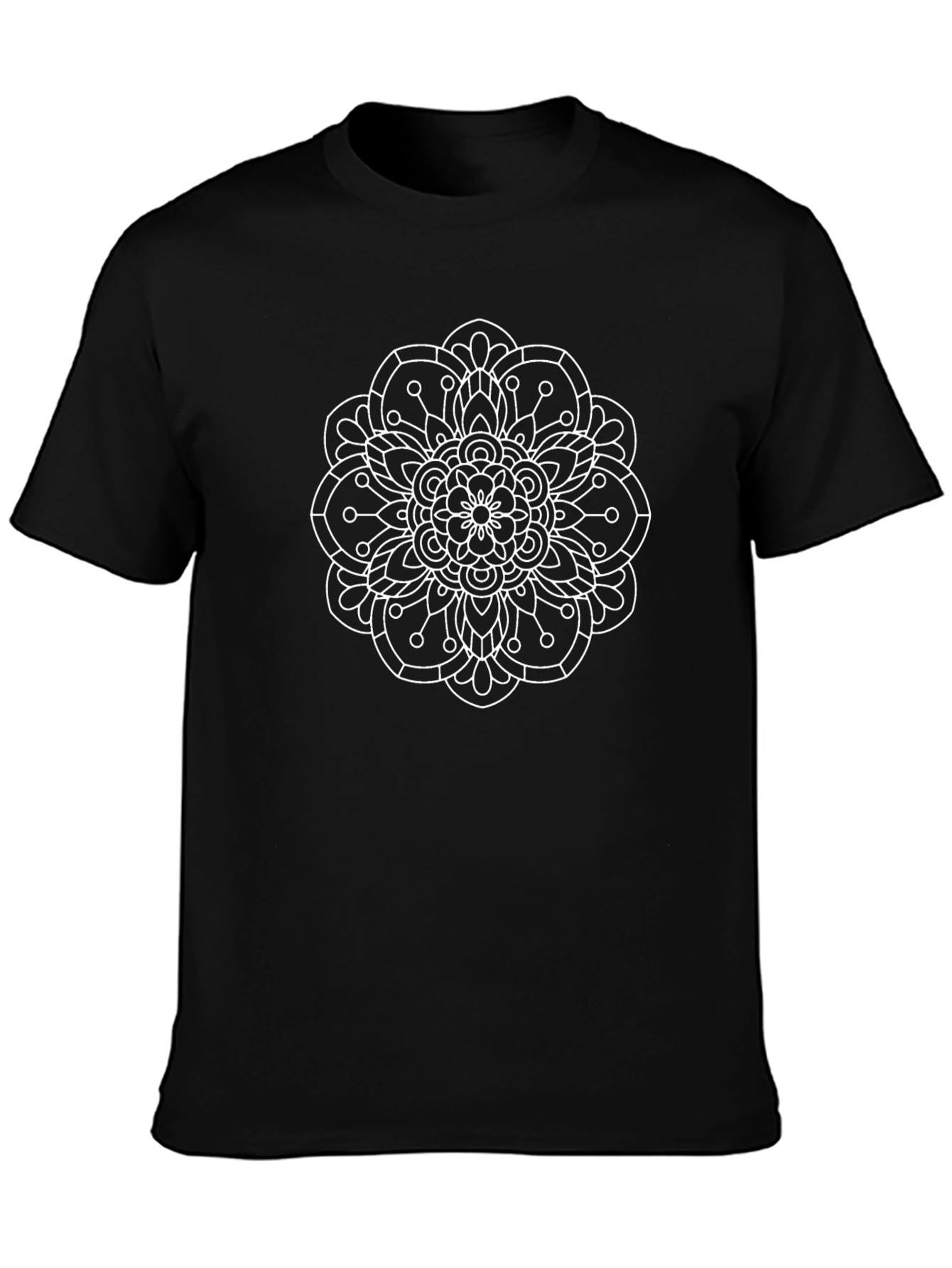 Mandala Graphic Black T-Shirt