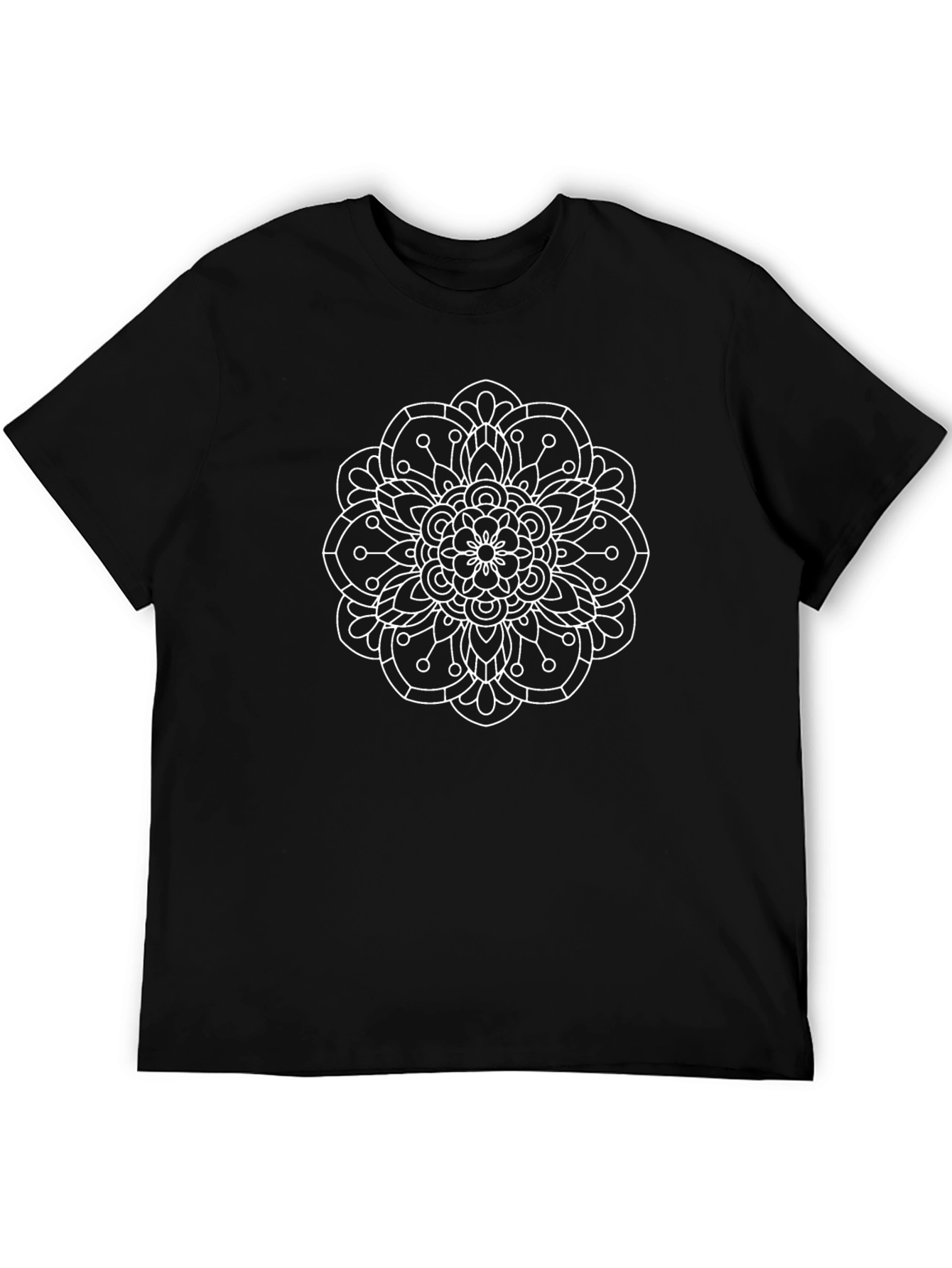 Mandala Graphic Black T-Shirt