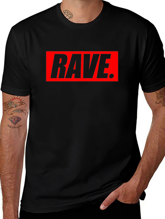 Rave Graphic Tee - Bold Party Shirt