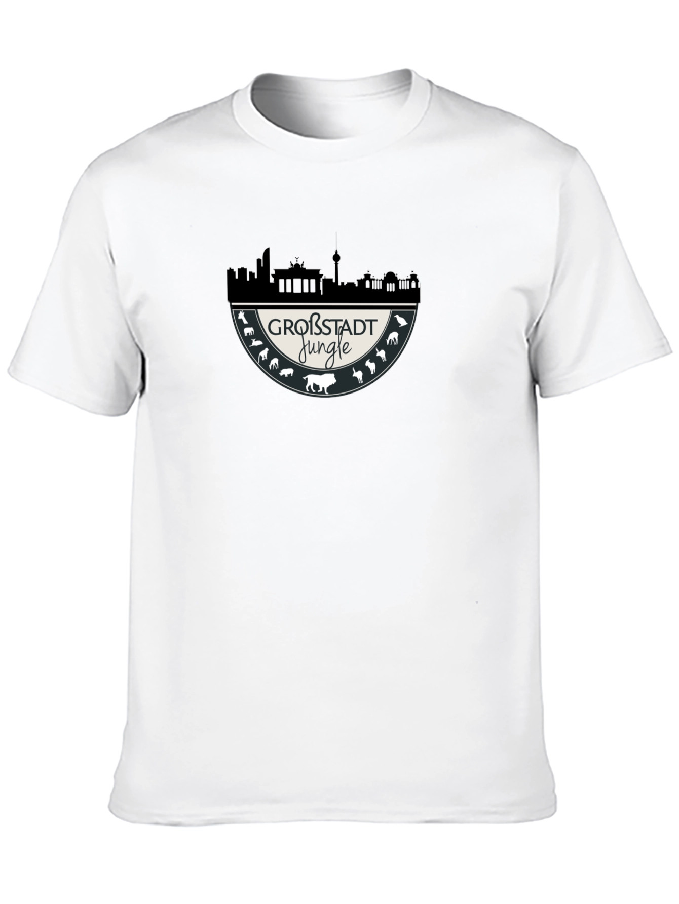 Großstadt Jungle Graphic Tee - Black