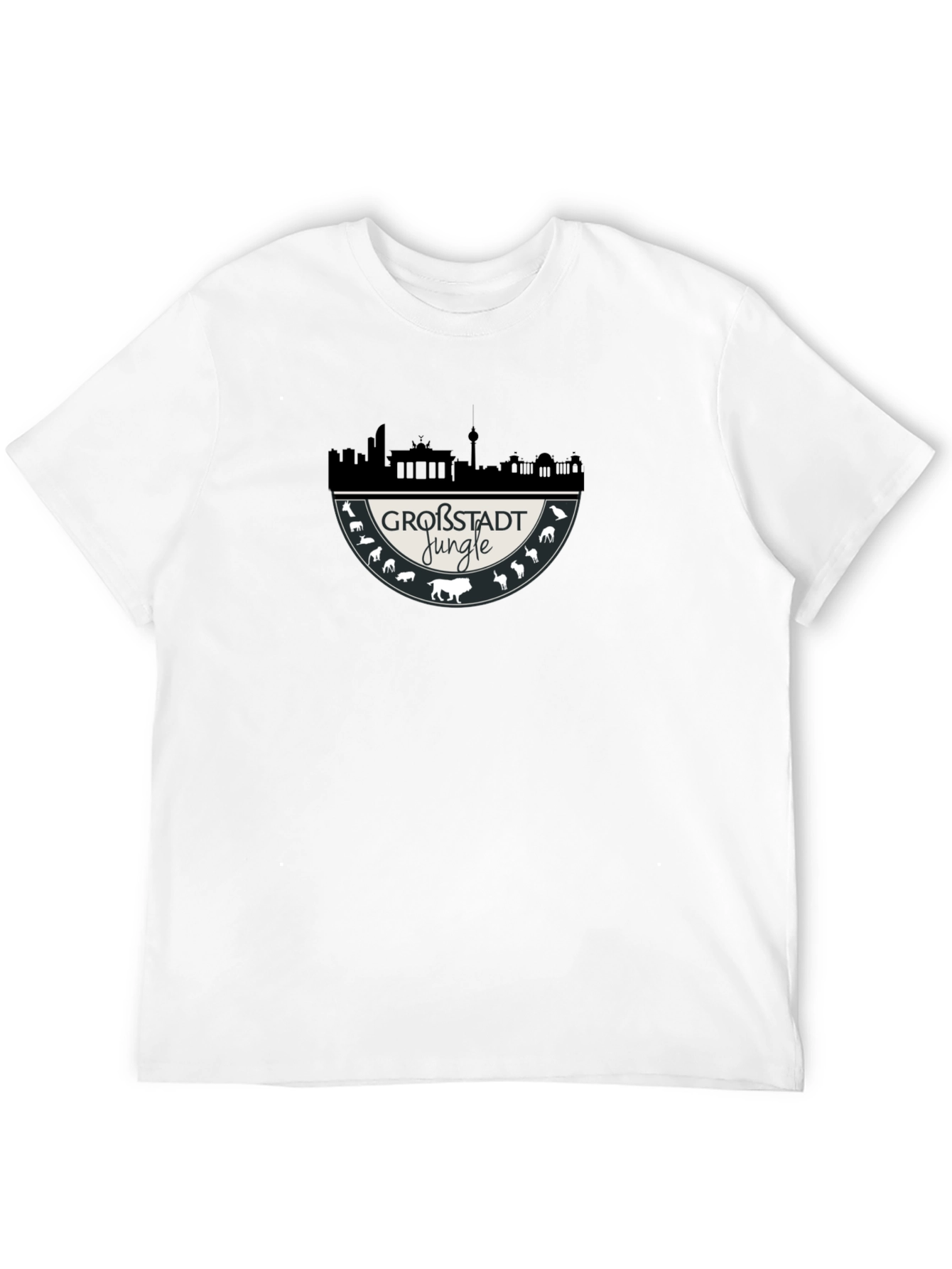 Großstadt Jungle Graphic Tee - Black