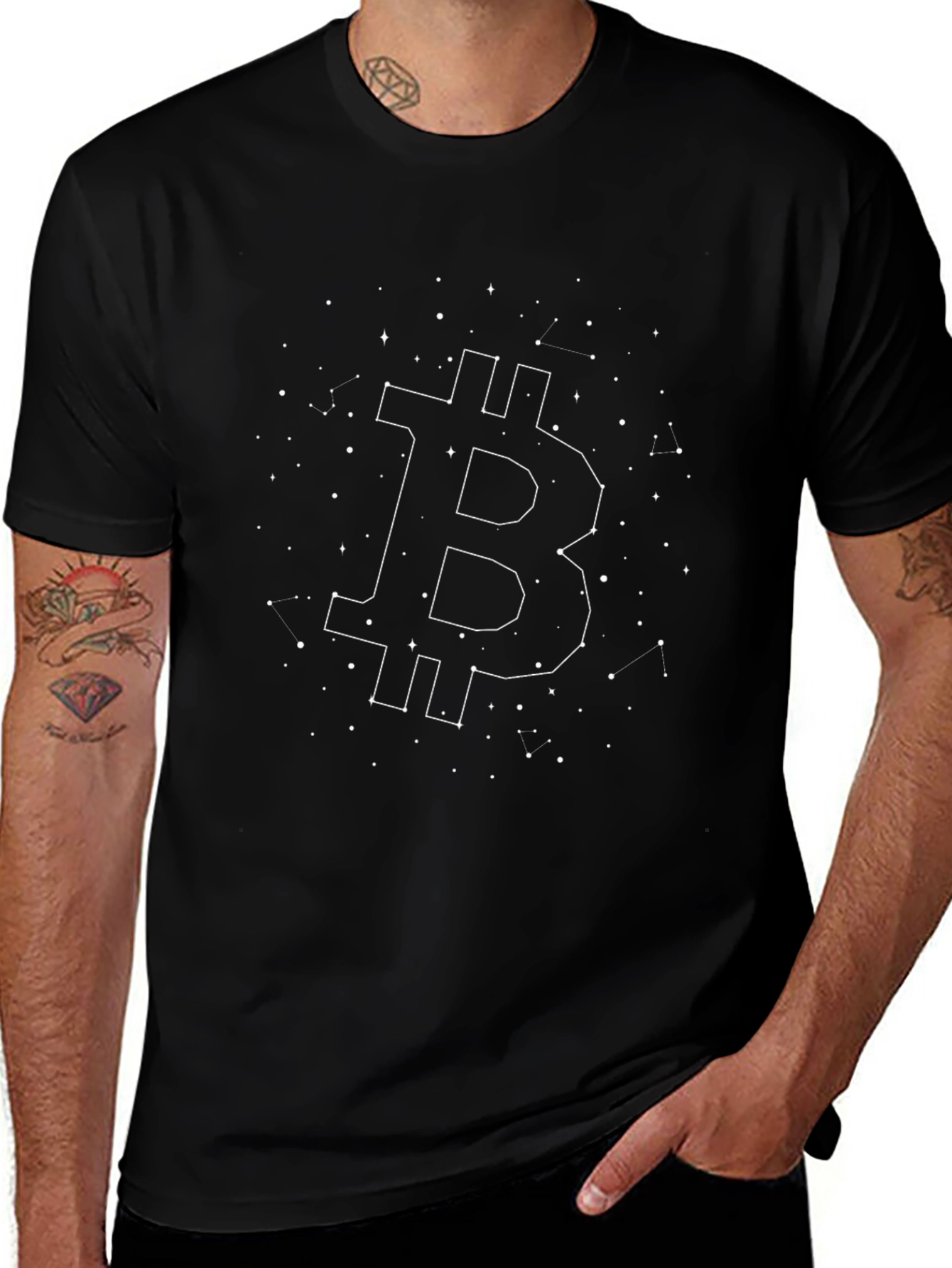 Bitcoin Constellation Graphic Tee