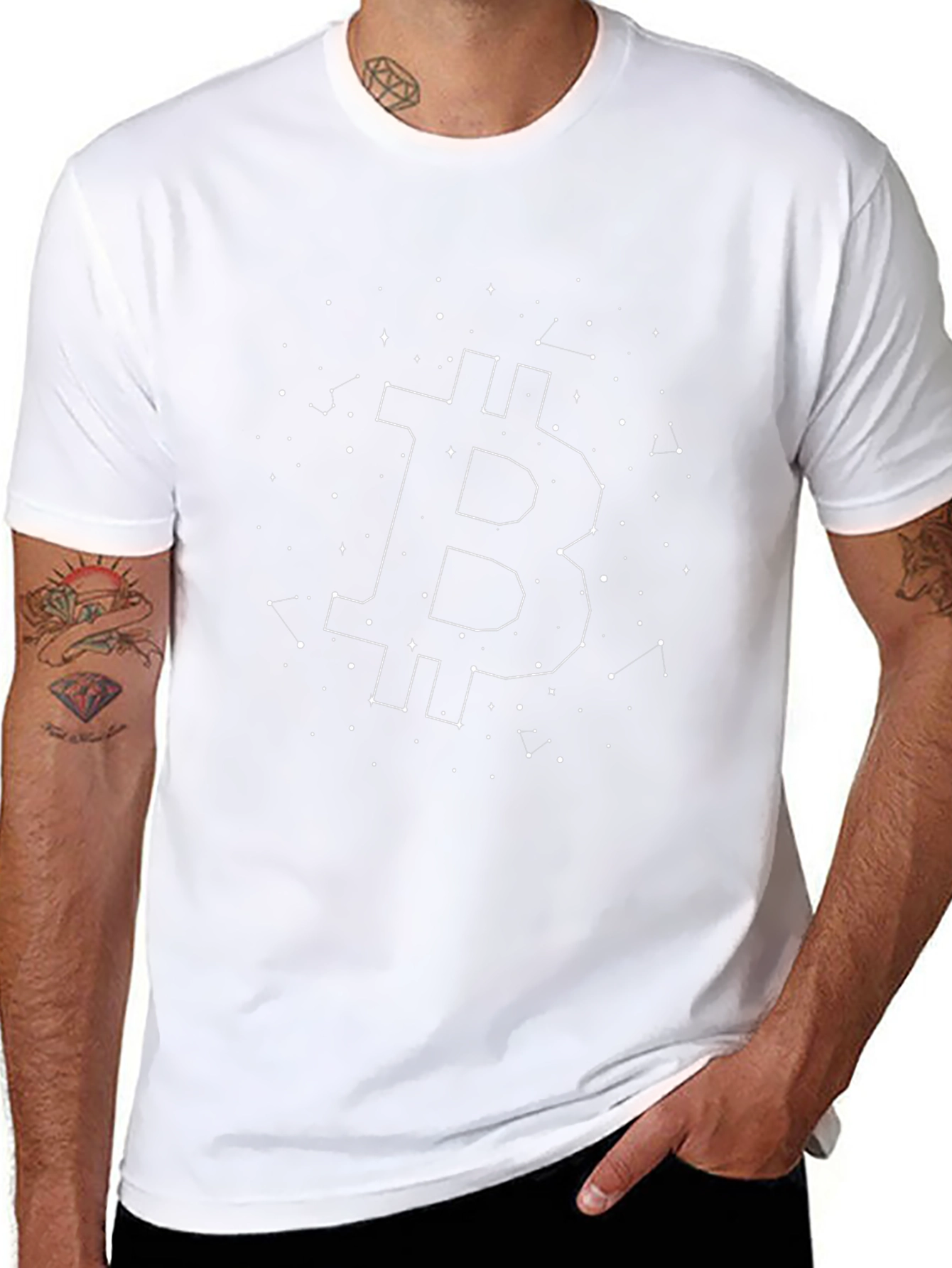 Bitcoin Constellation Graphic Tee