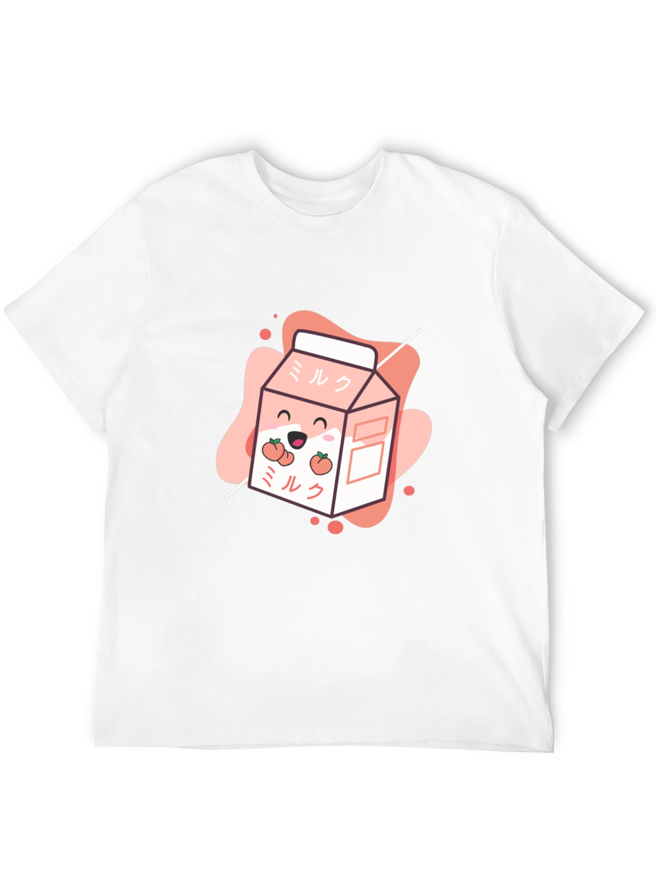 Kawaii Peach Milk T-Shirt - Cute Japanese Design