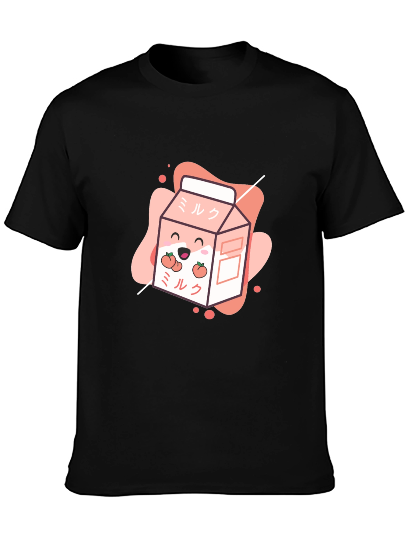 Kawaii Peach Milk T-Shirt - Cute Japanese Design
