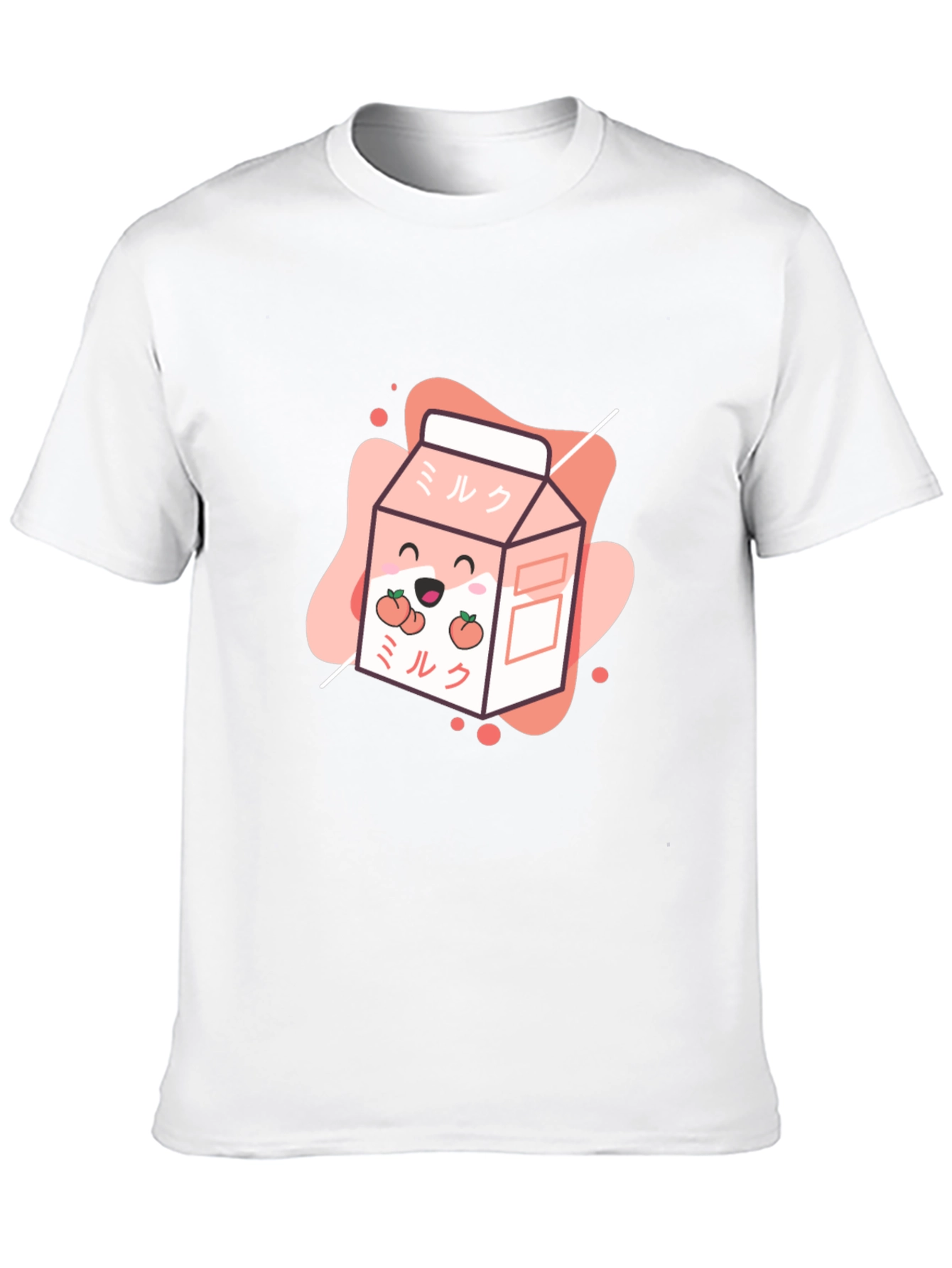 Kawaii Peach Milk T-Shirt - Cute Japanese Design