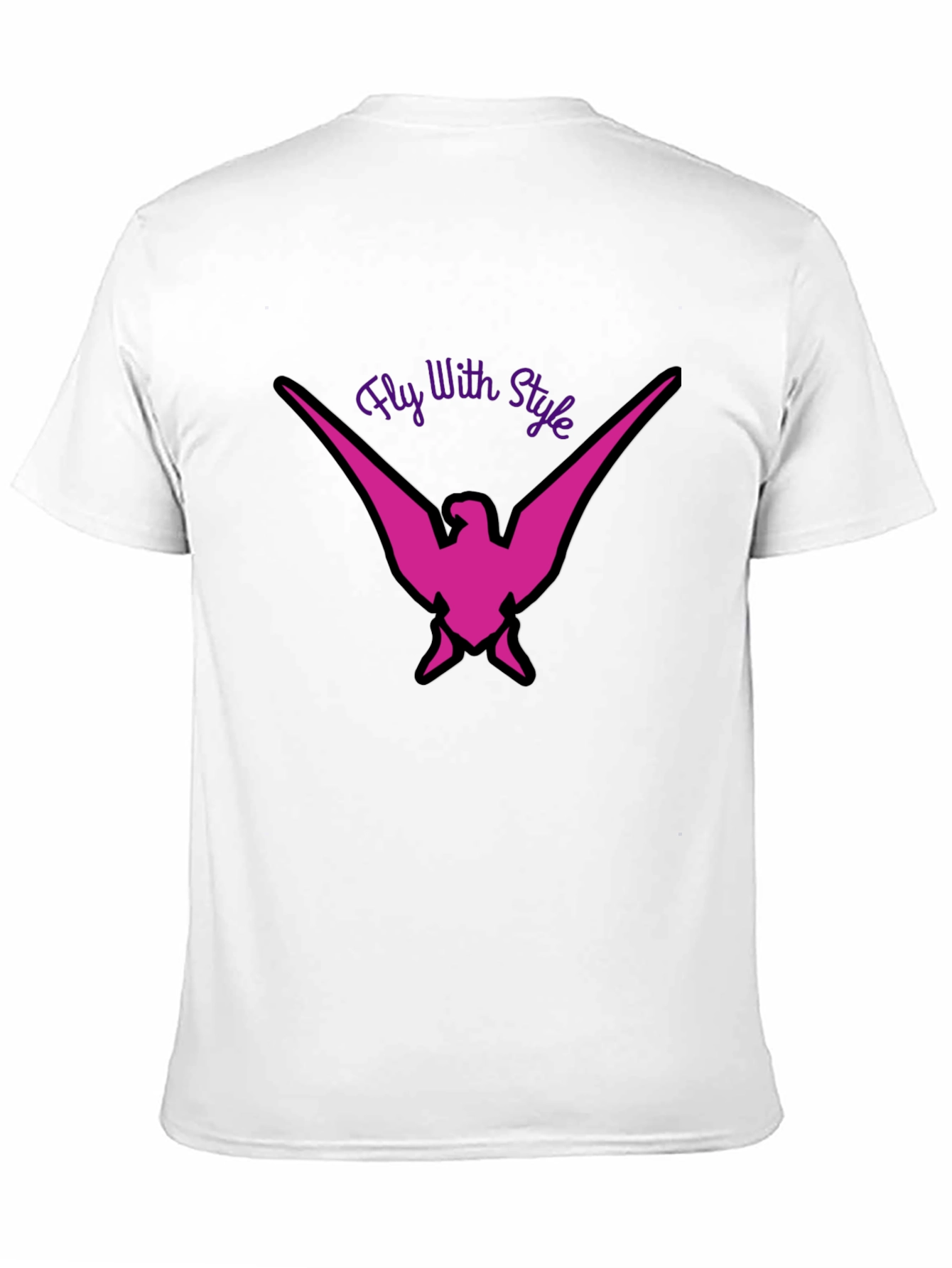 Fly With Style Graphic Tee - Black