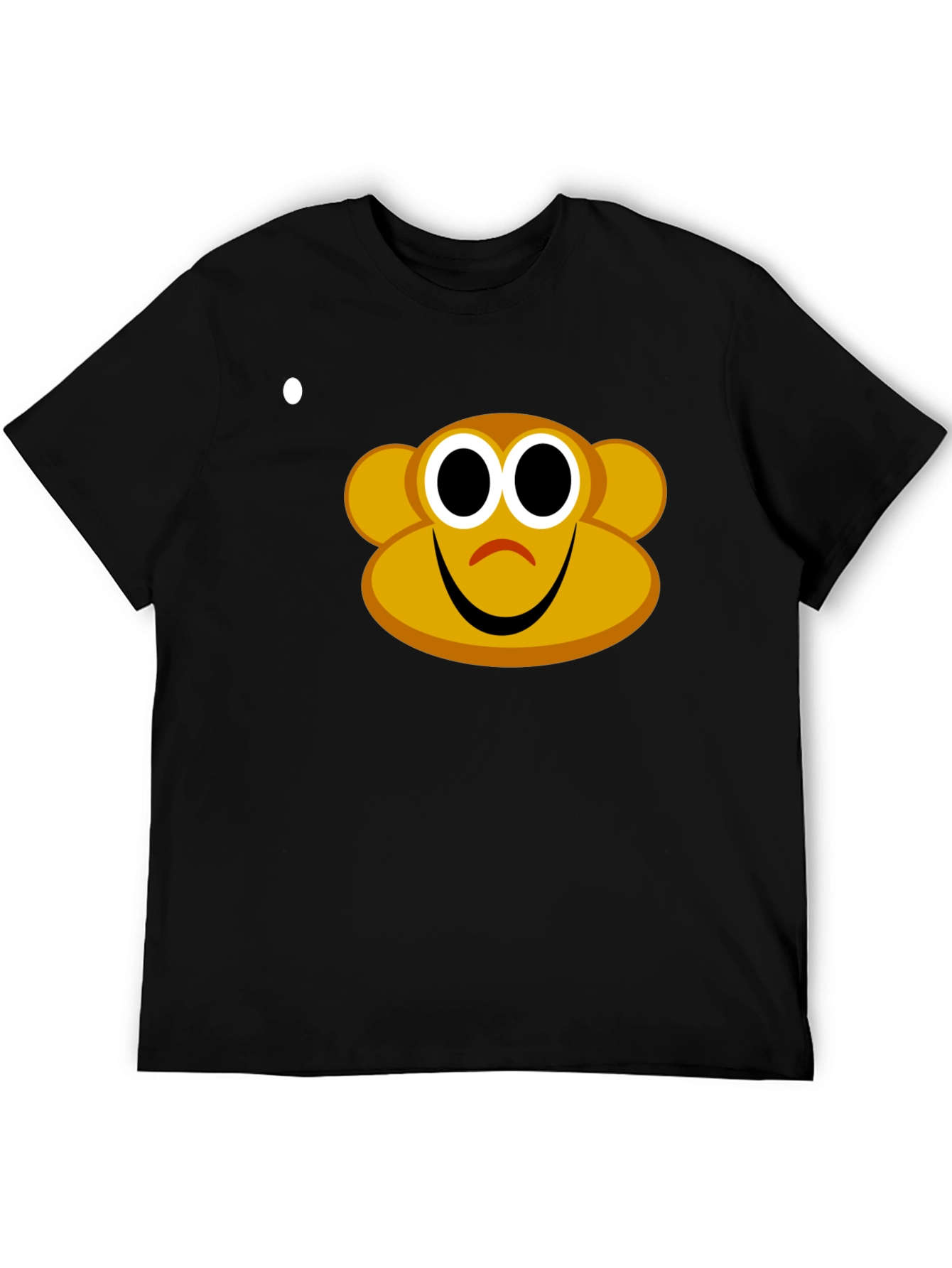 Monkey Graphic Tee - Black Cotton Blend
