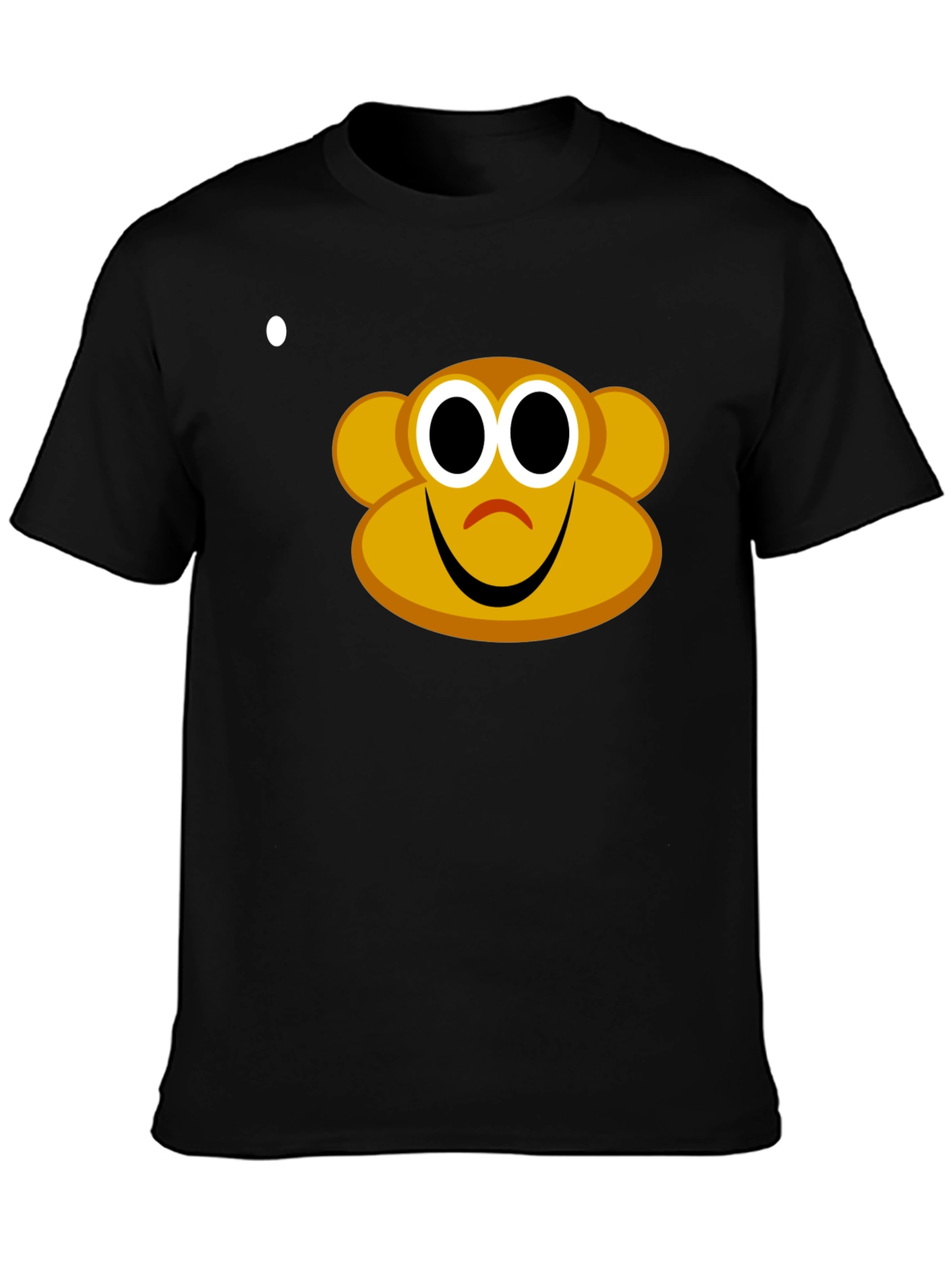 Monkey Graphic Tee - Black Cotton Blend