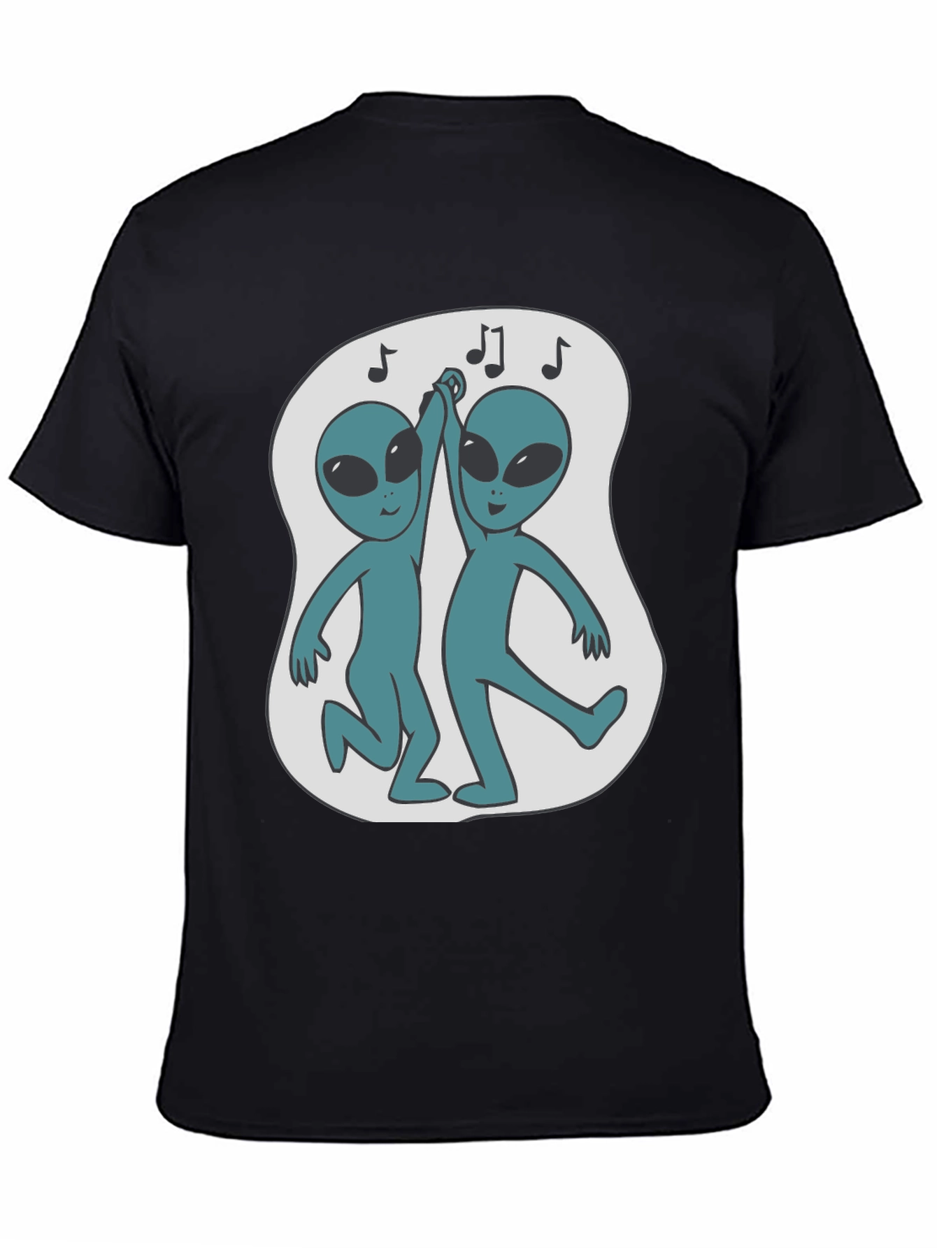 Dancing Alien T-Shirt - Black