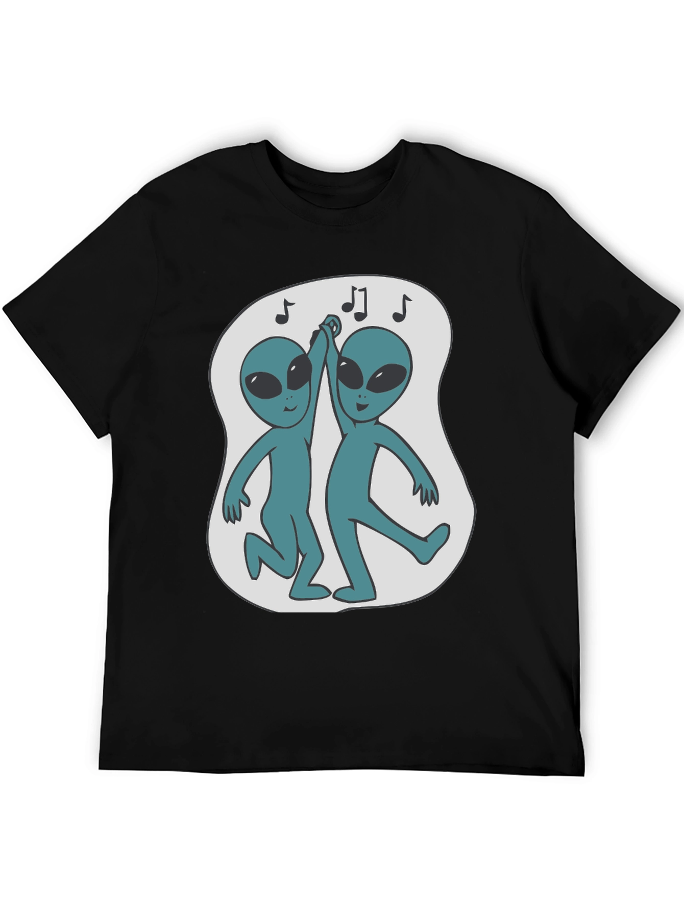 Dancing Alien T-Shirt - Black