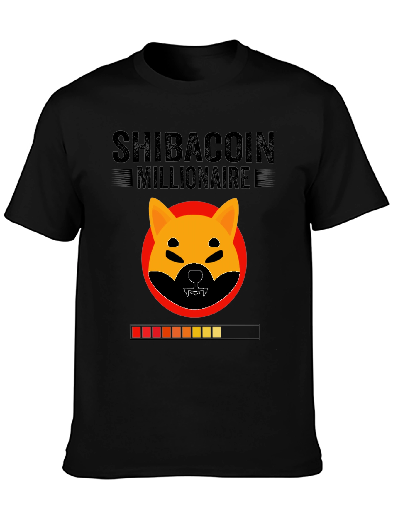 Shibacoin Millionaire Black T-Shirt