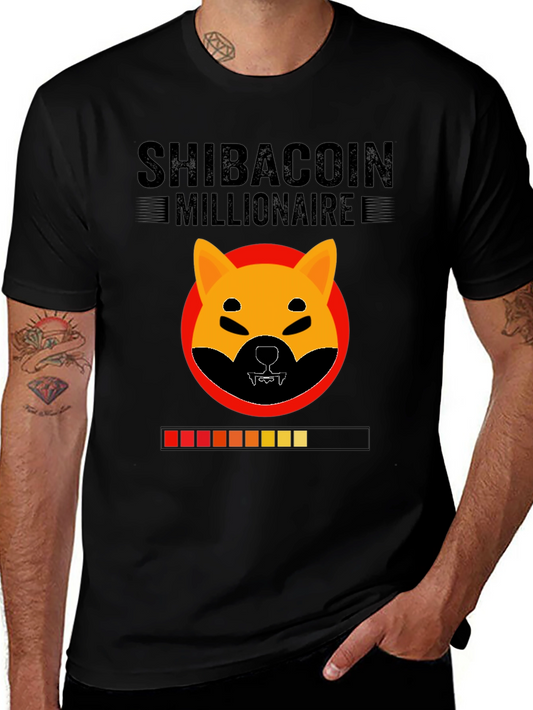 Shibacoin Millionaire Black T-Shirt