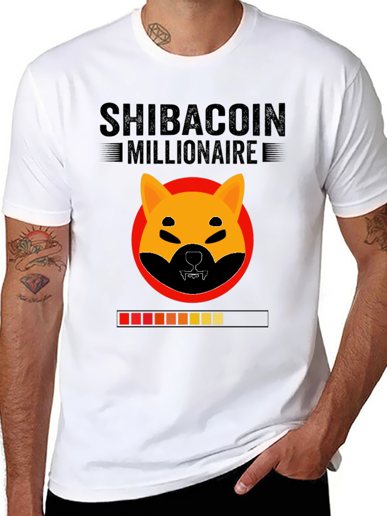 Shibacoin Millionaire Black T-Shirt