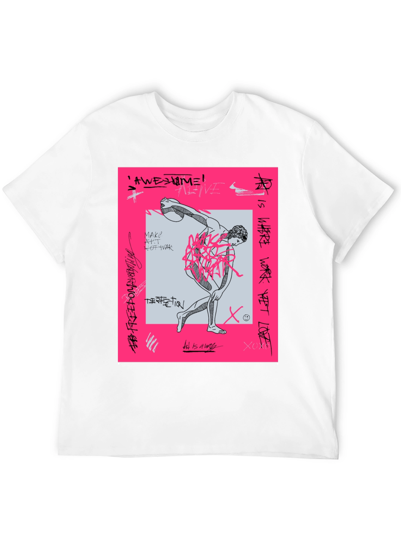 Edgy Graphic Print Tee - Streetwear Fashion