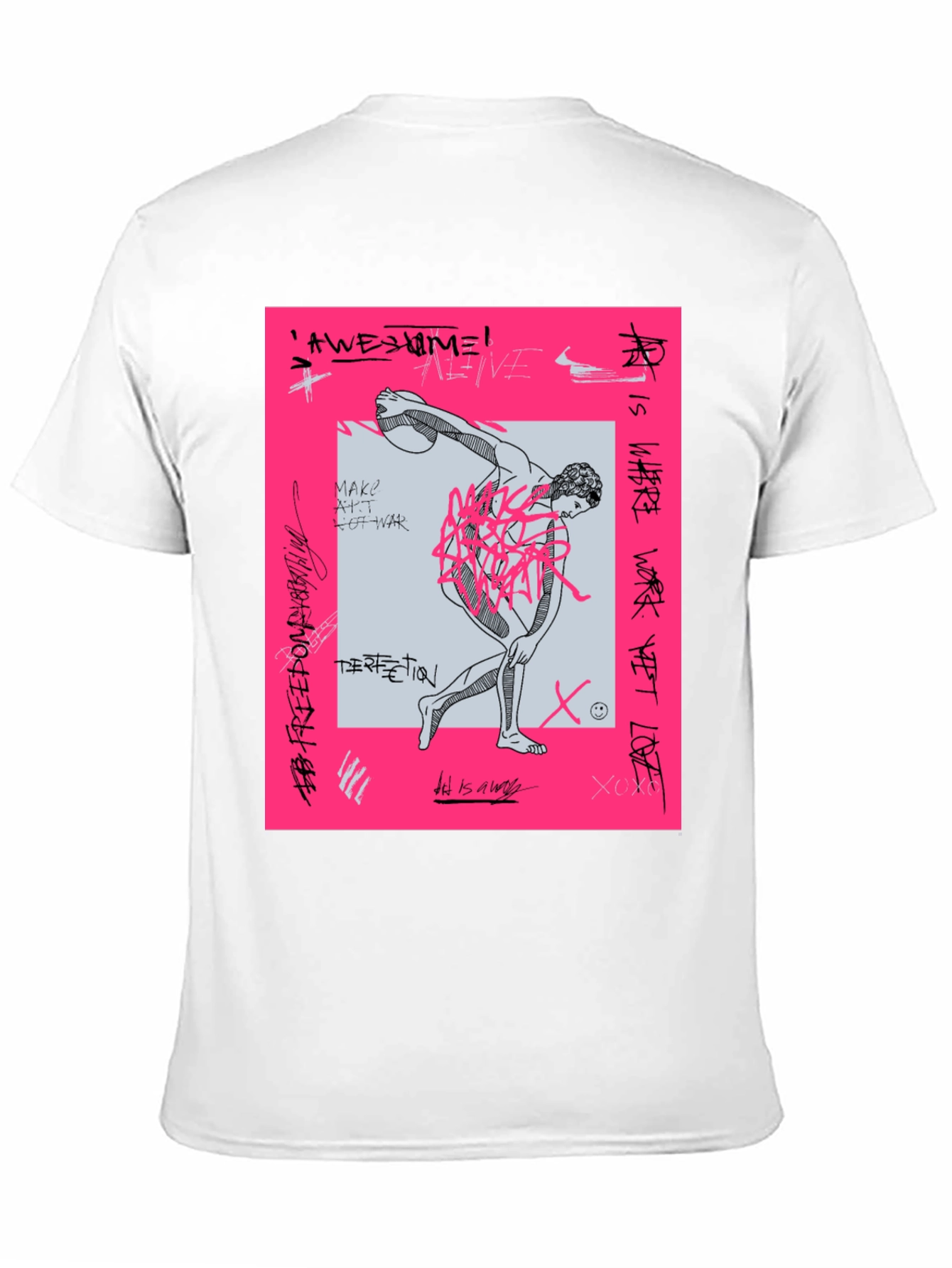 Edgy Graphic Print Tee - Streetwear Fashion