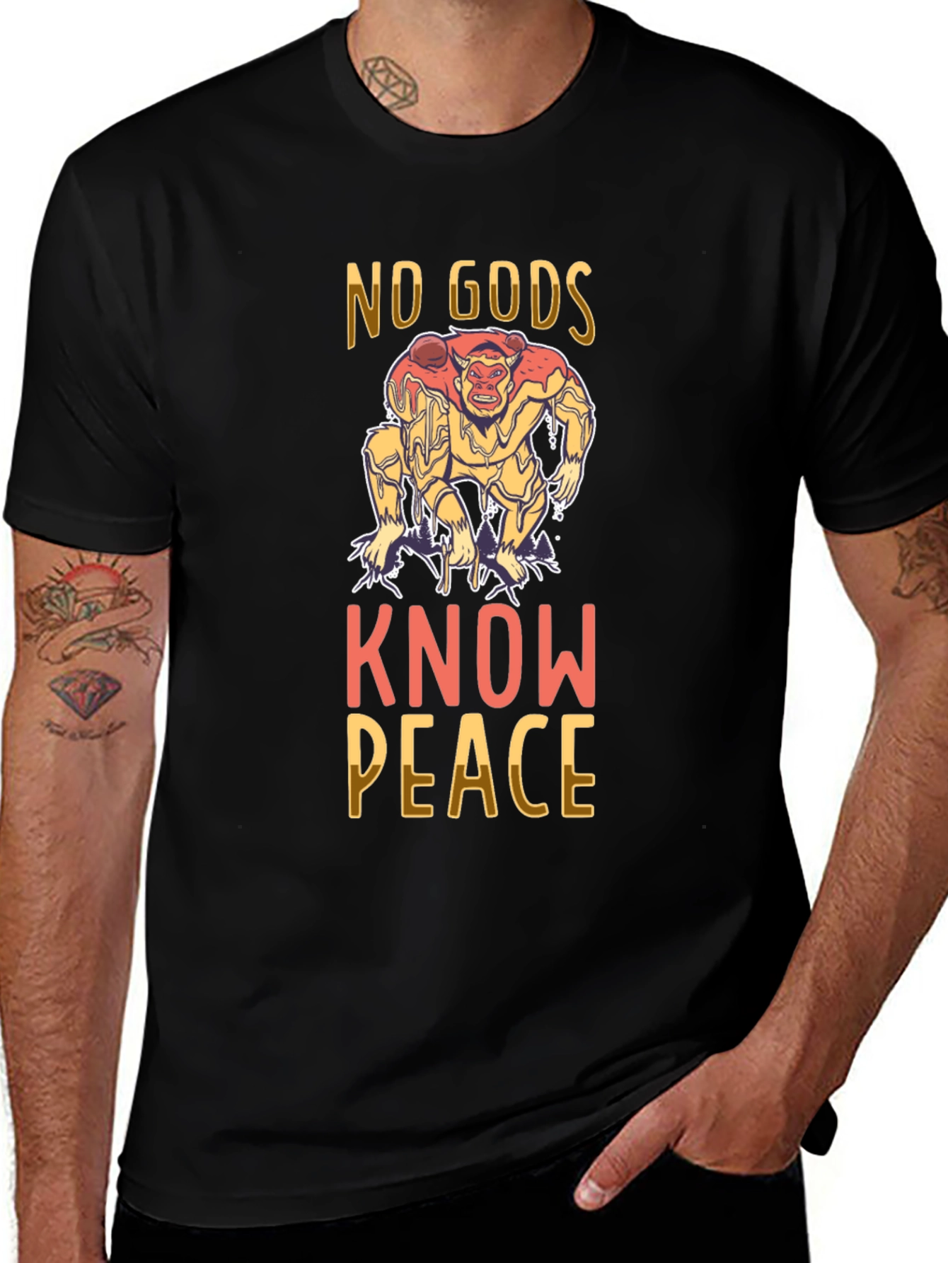 No Gods Know Peace Graphic T-Shirt