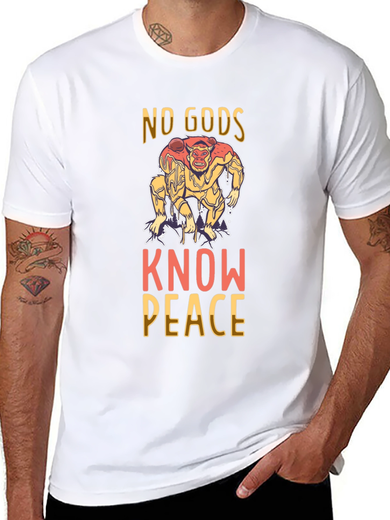 No Gods Know Peace Graphic T-Shirt