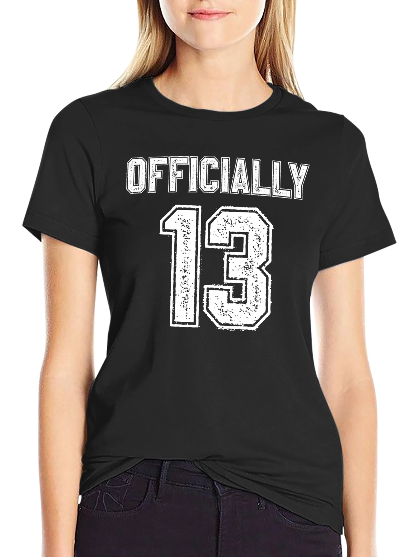 Officially 13 T-Shirt Birthday Gift for Teenagers
