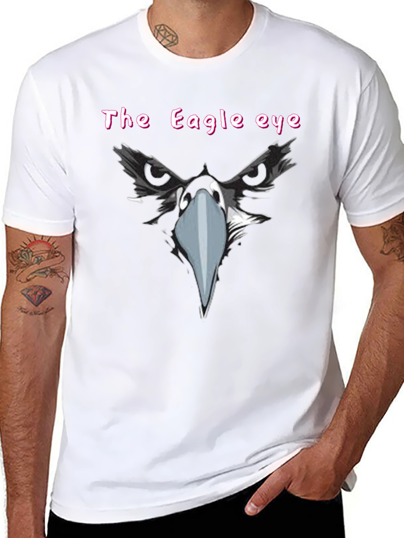 The Eagle Eye Graphic Tee - Mens Black T-Shirt