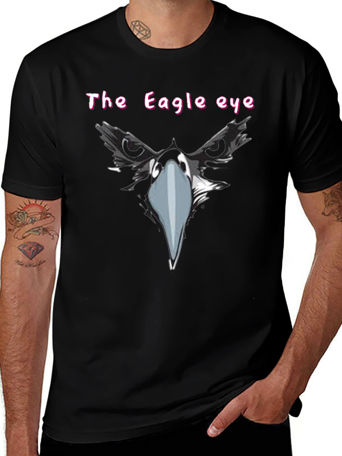 The Eagle Eye Graphic Tee - Mens Black T-Shirt