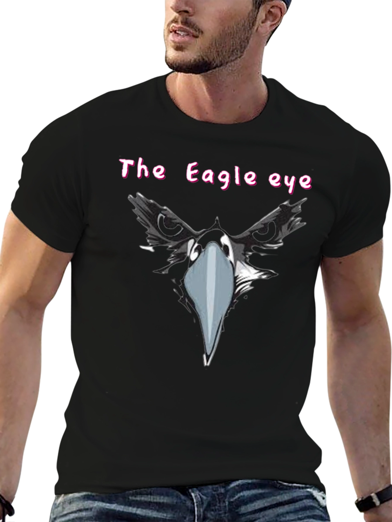 The Eagle Eye Graphic Tee - Mens Black T-Shirt