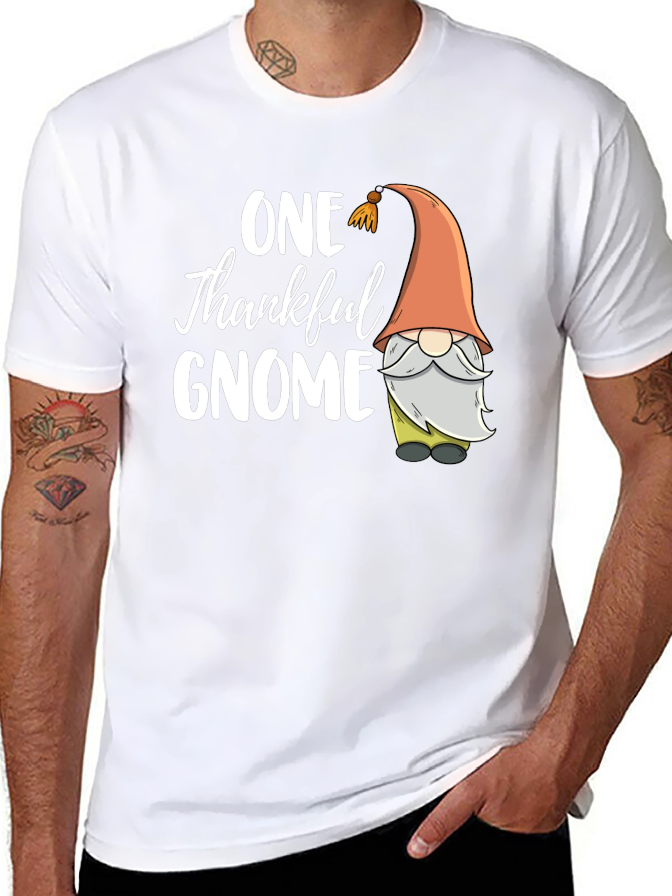 One Thankful Gnome Graphic Tee