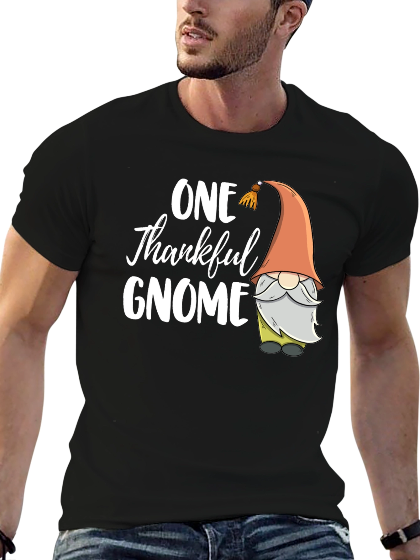 One Thankful Gnome Graphic Tee