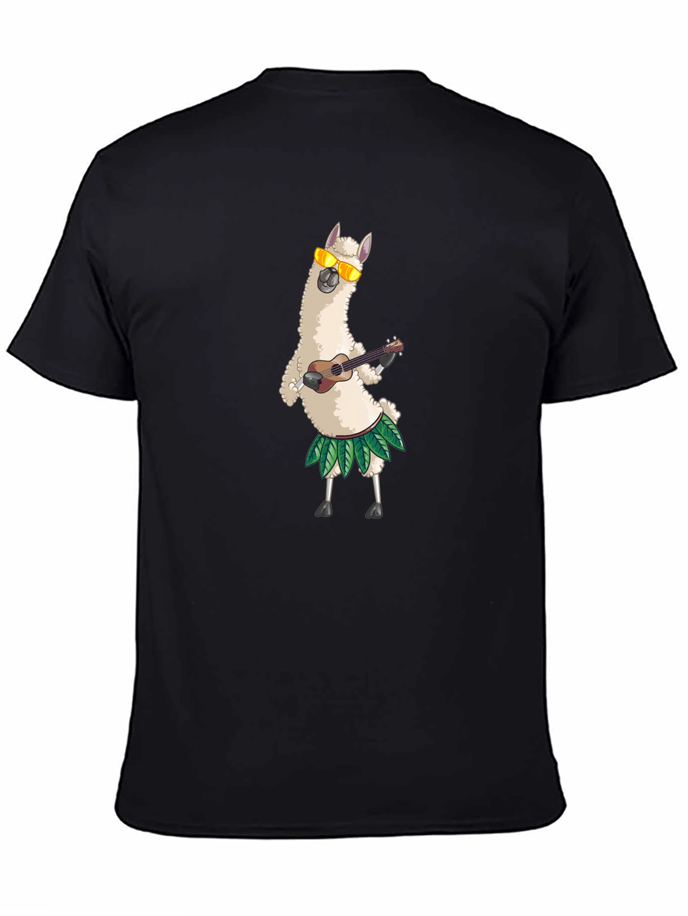 Llama Ukulele T-Shirt - Funny Hawaiian Vacation Tee
